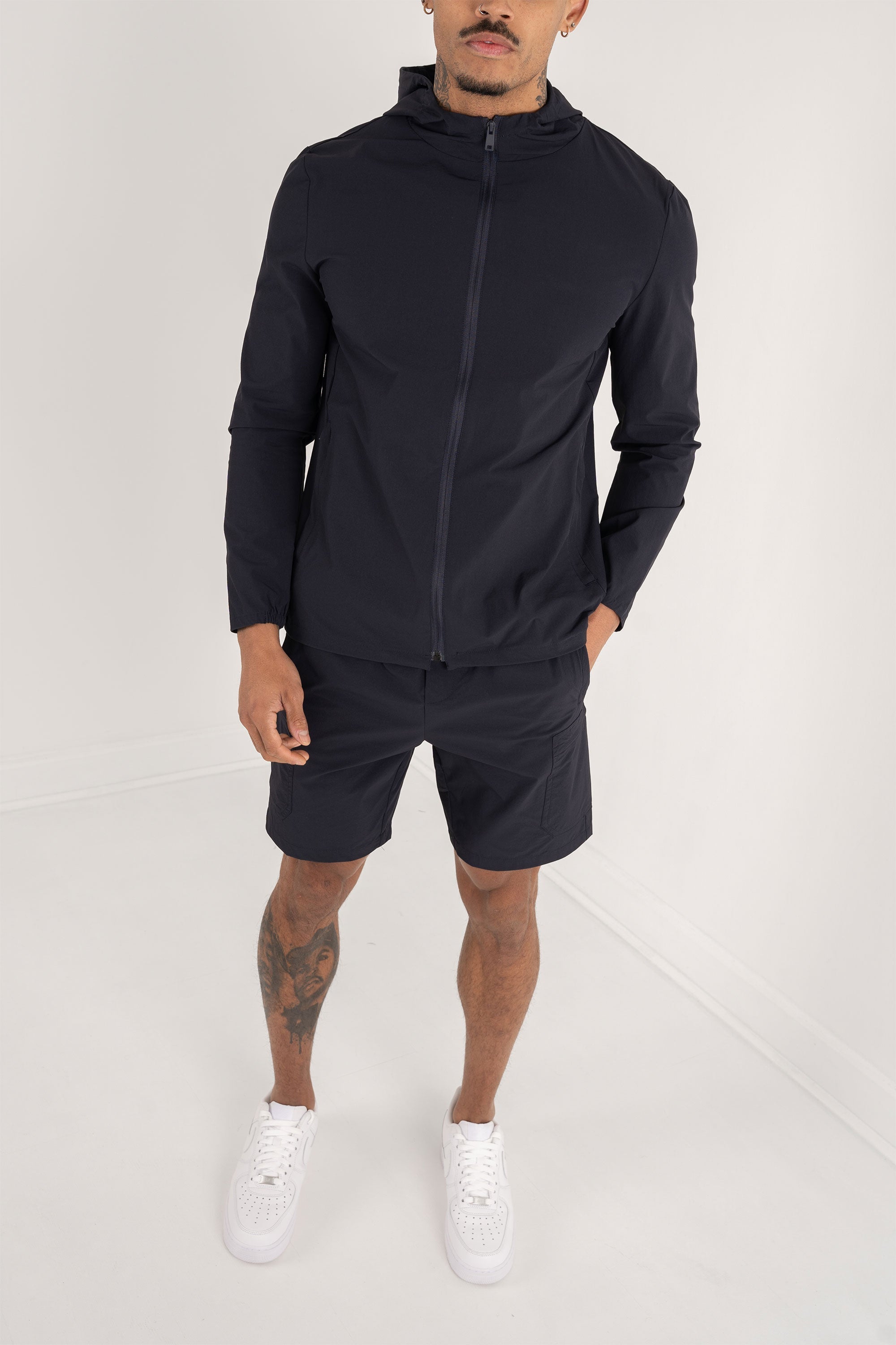 Premium Technical Windbreaker Jacket - Navy | Xtralitty