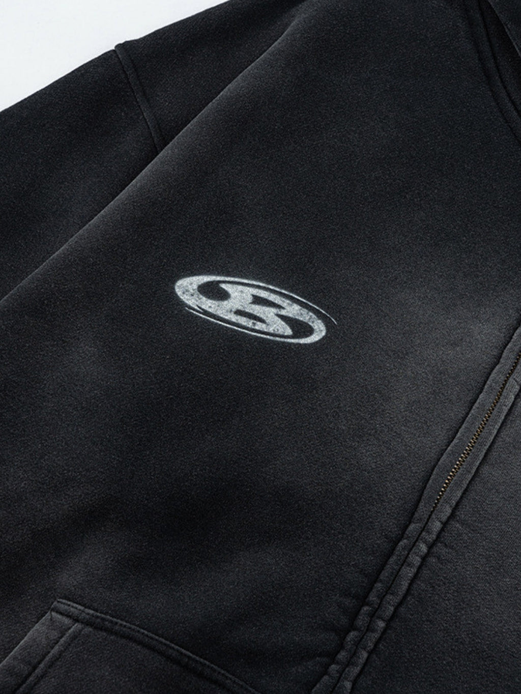 LUNARA® - Oversized Print Zip Up Hoodie UNISEX