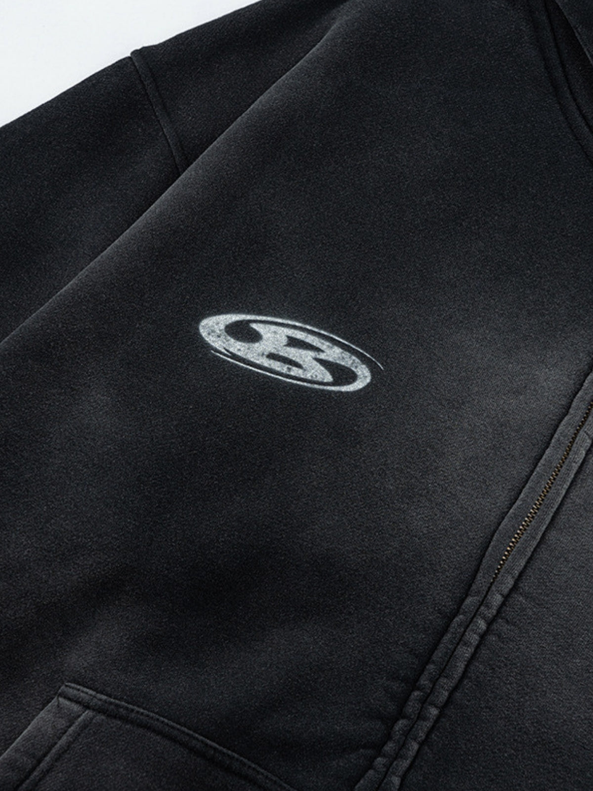 LUNARA® - Oversized Print Zip Up Hoodie UNISEX