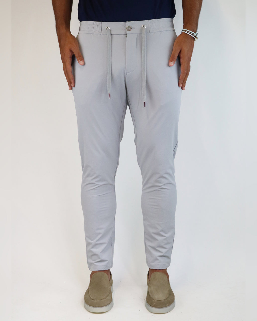 LAVENZI STRETCH PANTALON - GRIJS