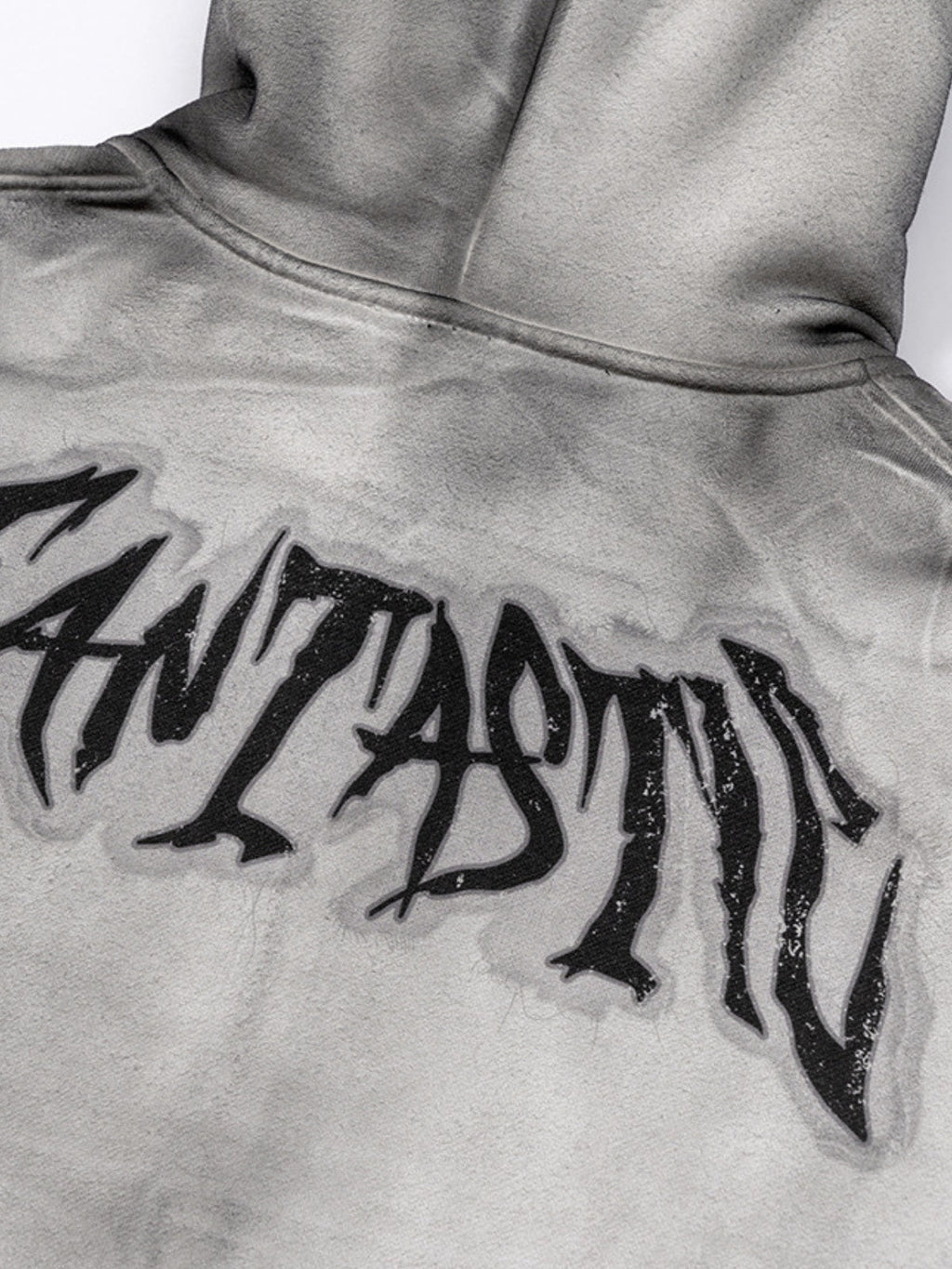 FANTASTIC - Oversized Print Zip Up Hoodie