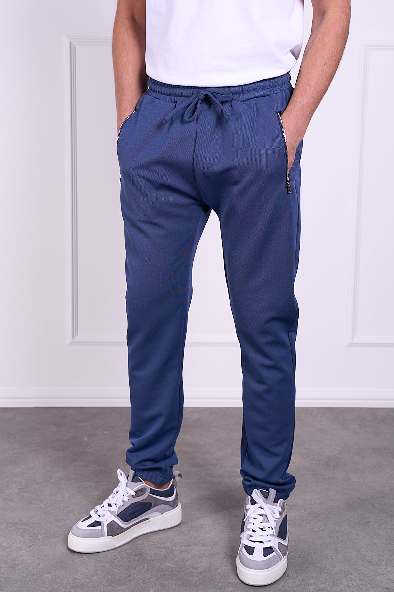 Pique Tailored Jogger - Navy | Xtralitty