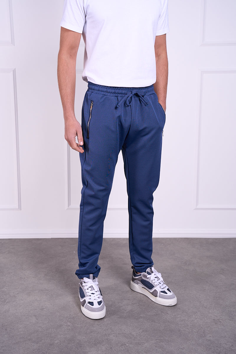 Pique Tailored Jogger - Navy | Xtralitty