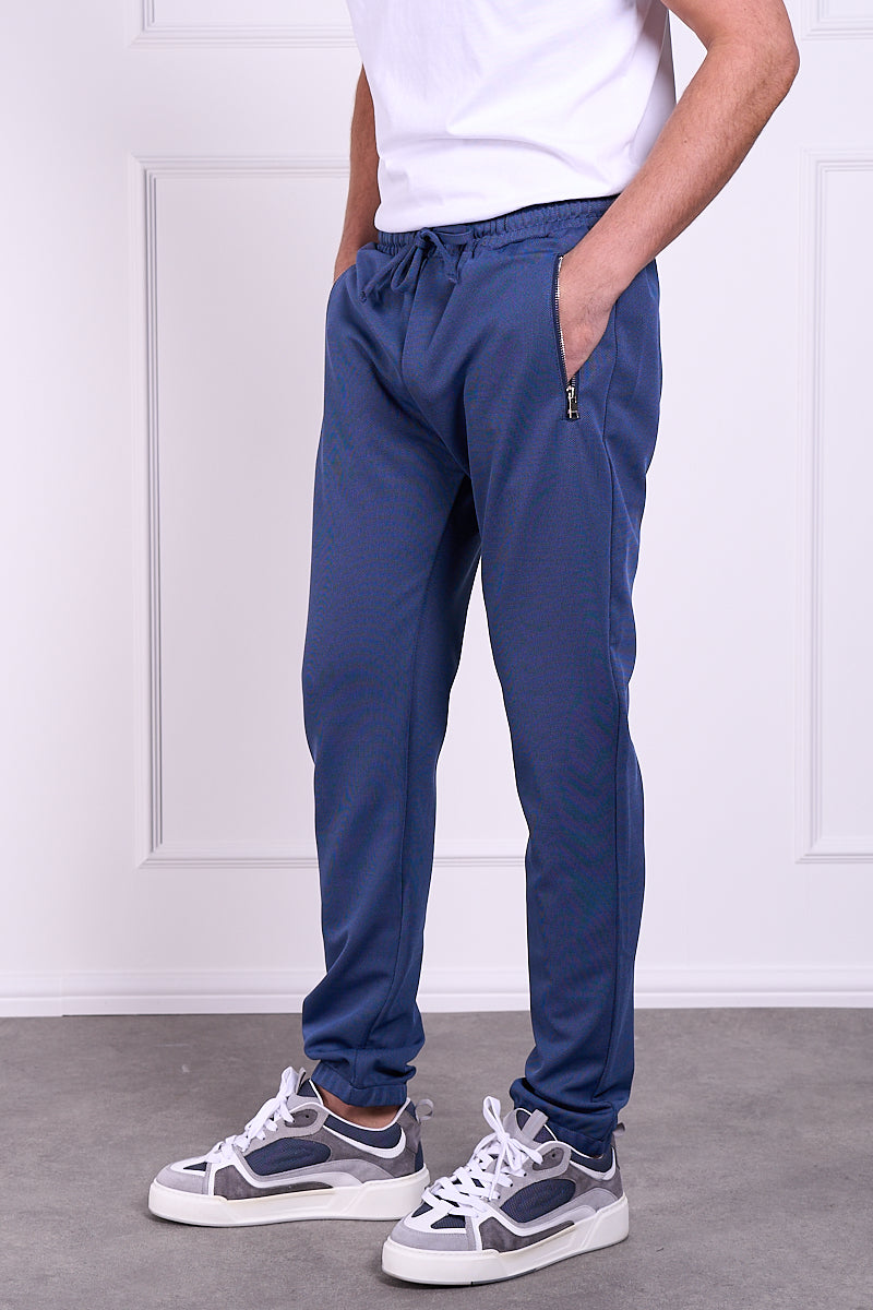 Pique Tailored Jogger - Navy | Xtralitty
