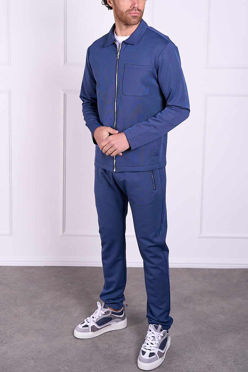 Pique Tailored Jogger - Navy | Xtralitty
