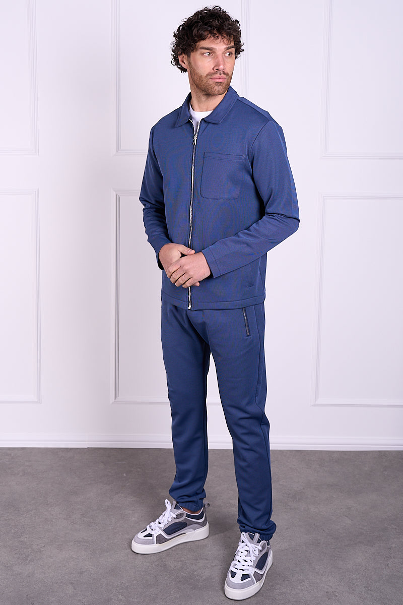 Pique Tailored Jogger - Navy | Xtralitty