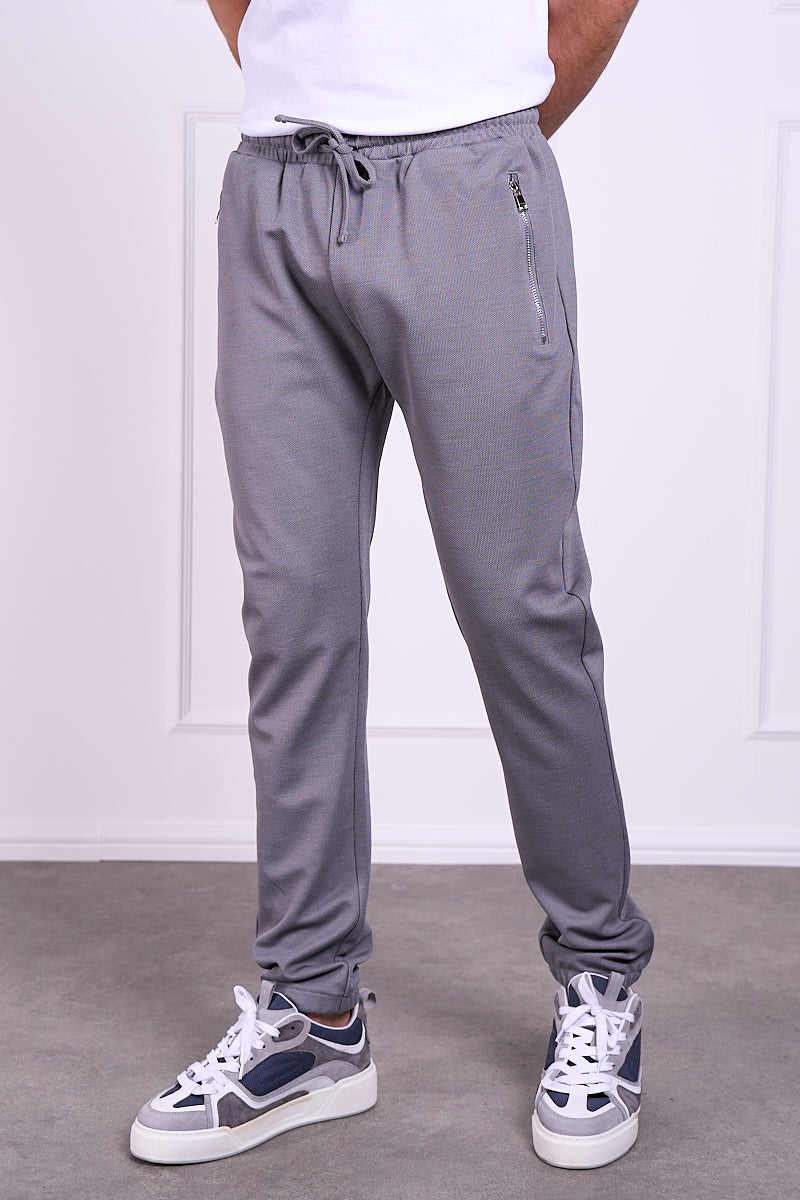 Pique Tailored Jogger - Grey | Xtralitty