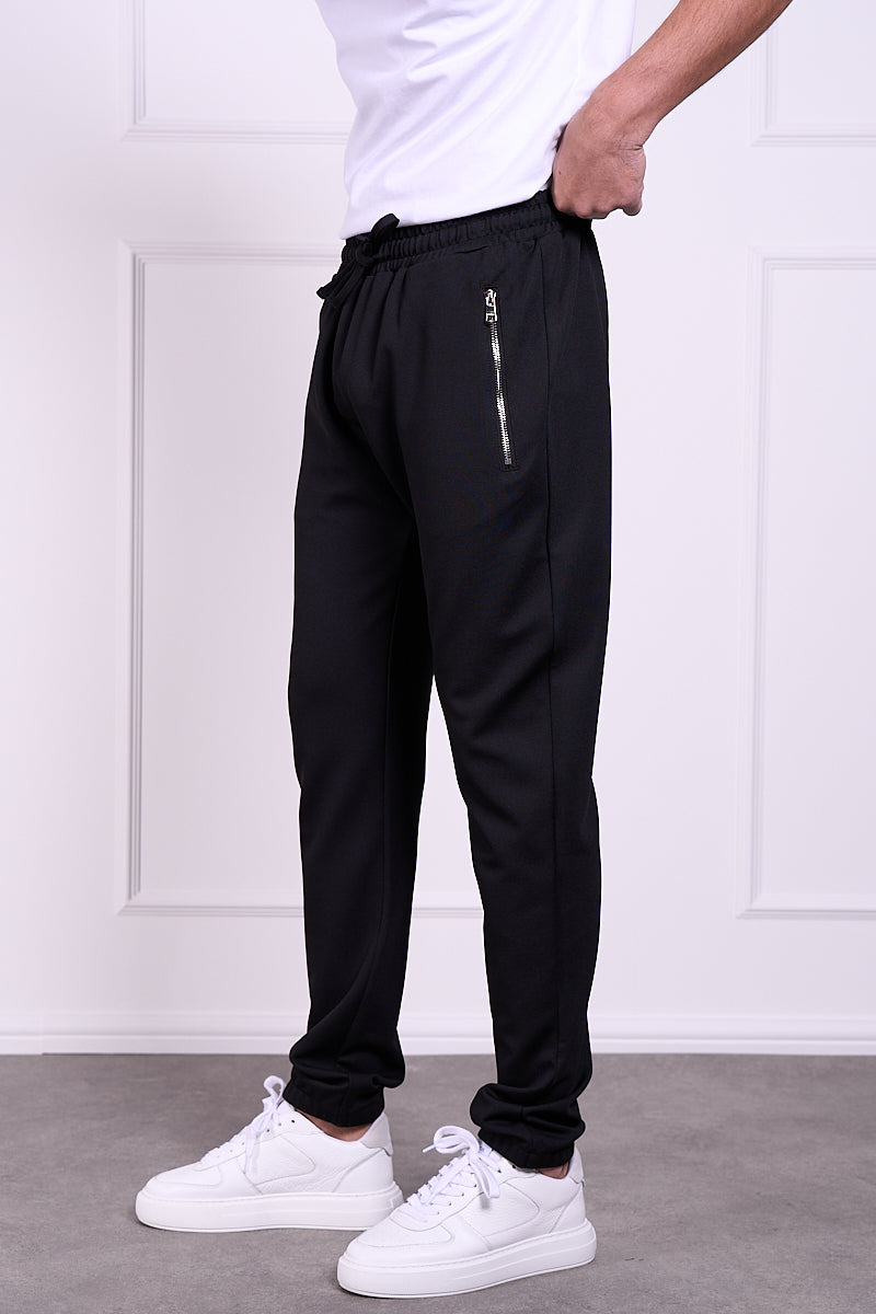 Pique Tailored Jogger - Black | Xtralitty