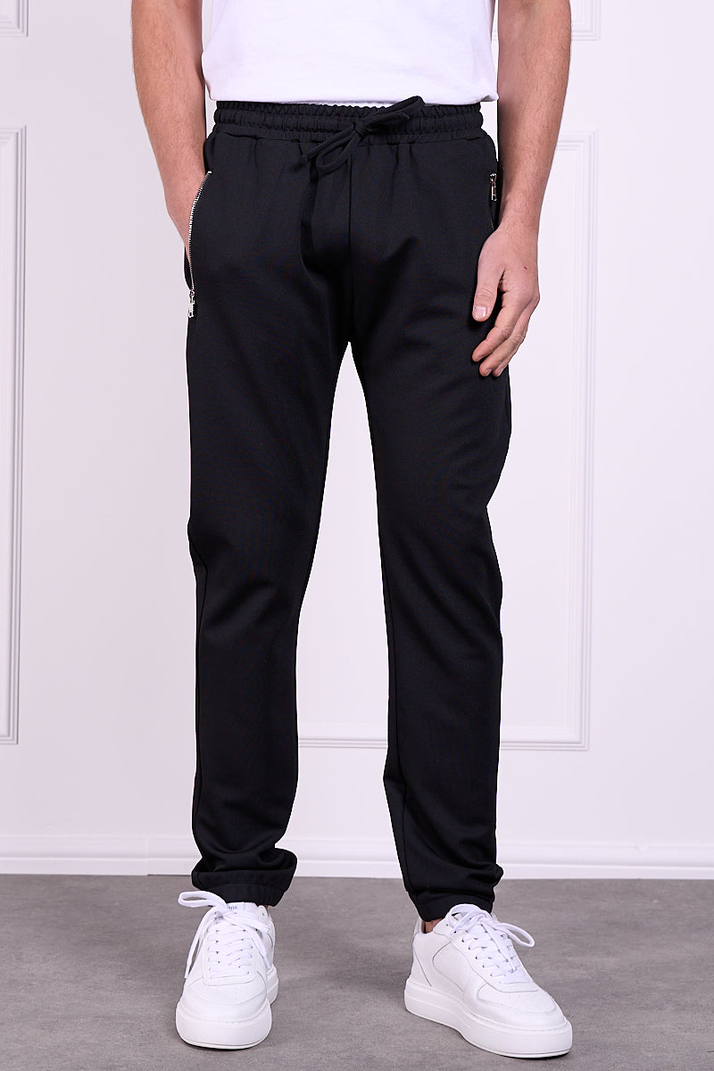 Pique Tailored Jogger - Black | Xtralitty