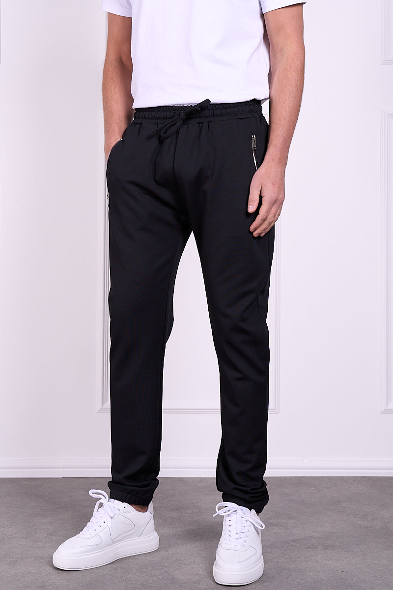 Pique Tailored Jogger - Black | Xtralitty