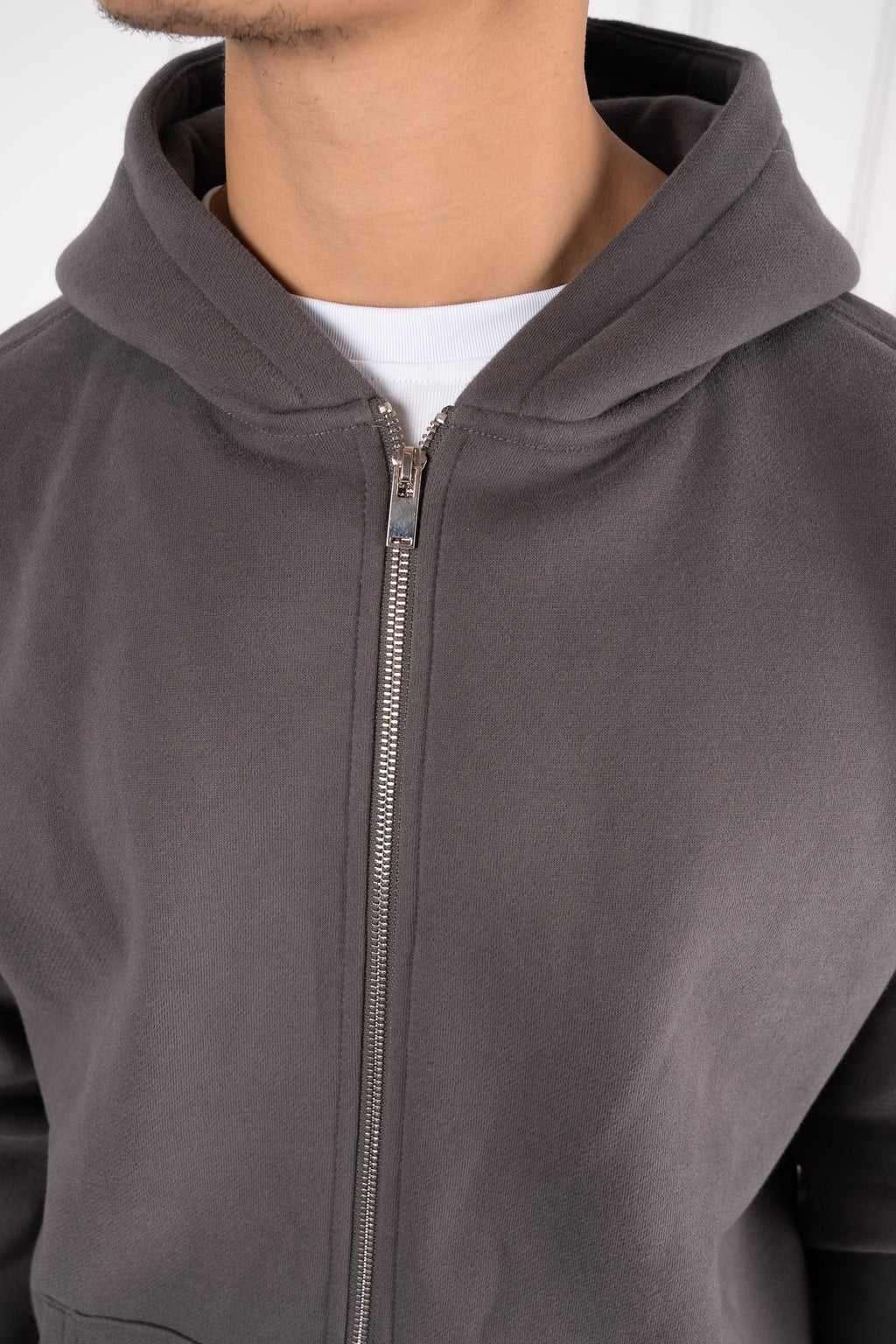 Premium Luxe Zip Up Hoody - Charcoal | Xtralitty