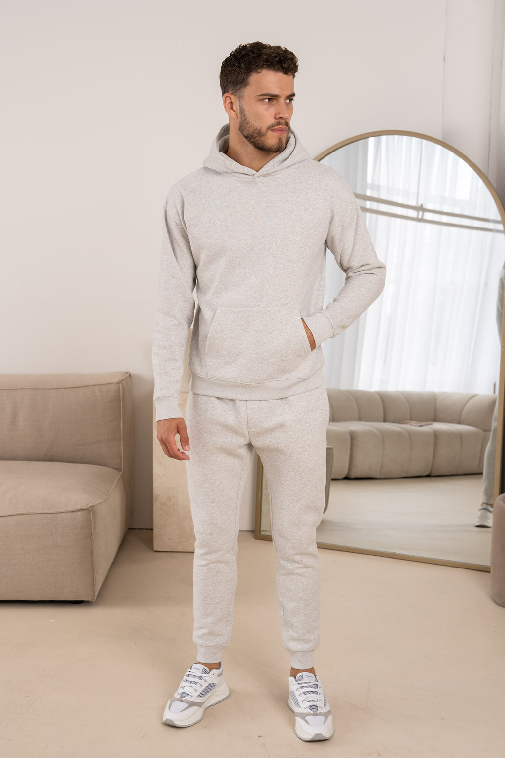 Premium Essential Tracksuit Jogger - Grey Marl | Xtralitty