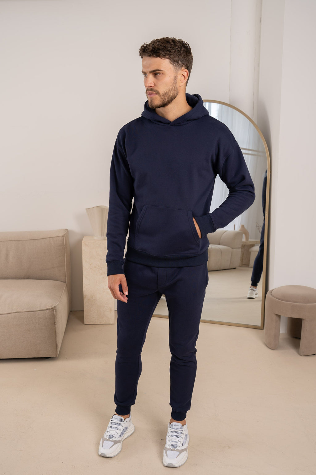 Premium Essential Tracksuit Hoodie - Navy | Xtralitty