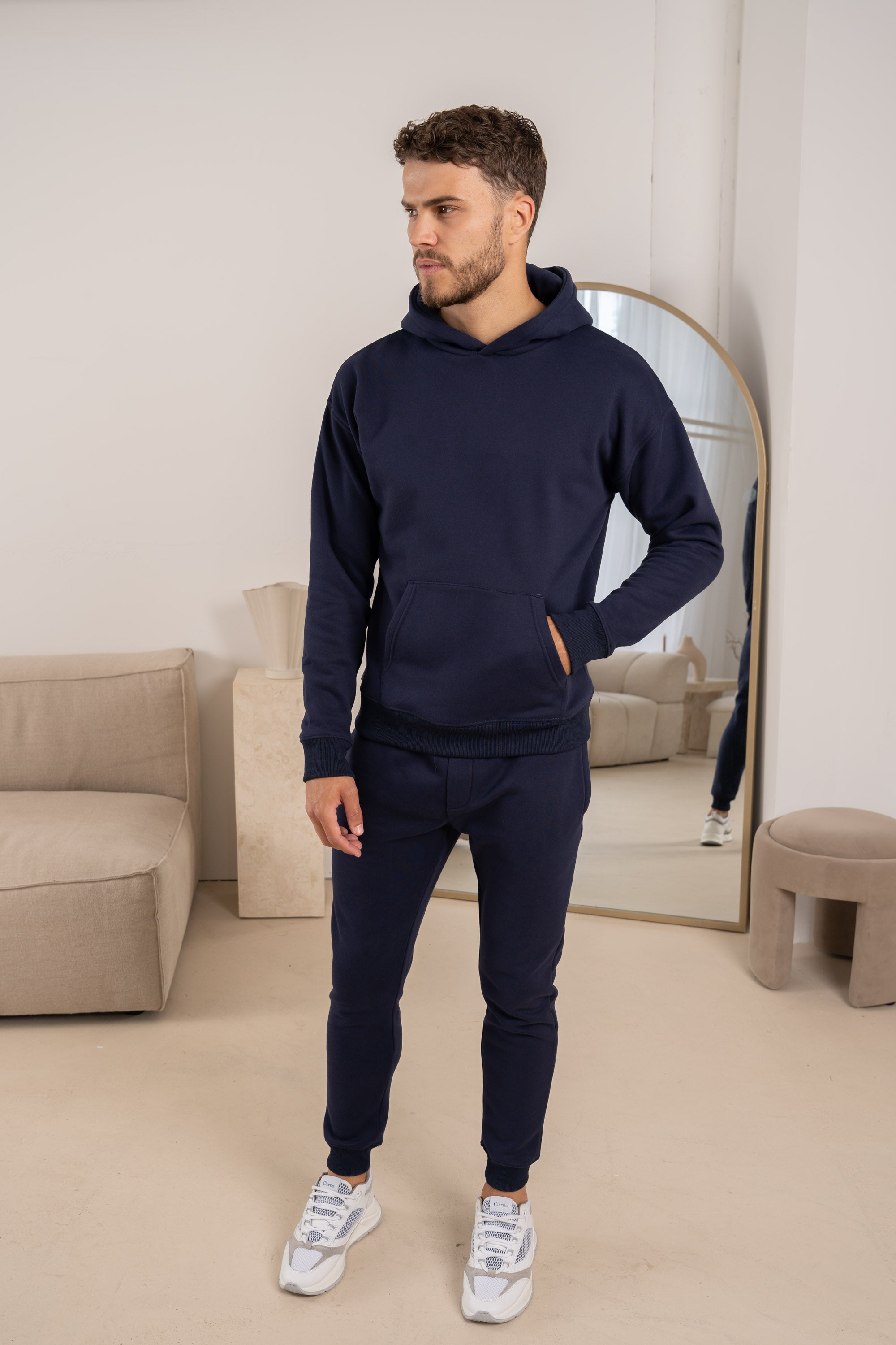 Premium Essential Tracksuit Hoodie - Navy | Xtralitty