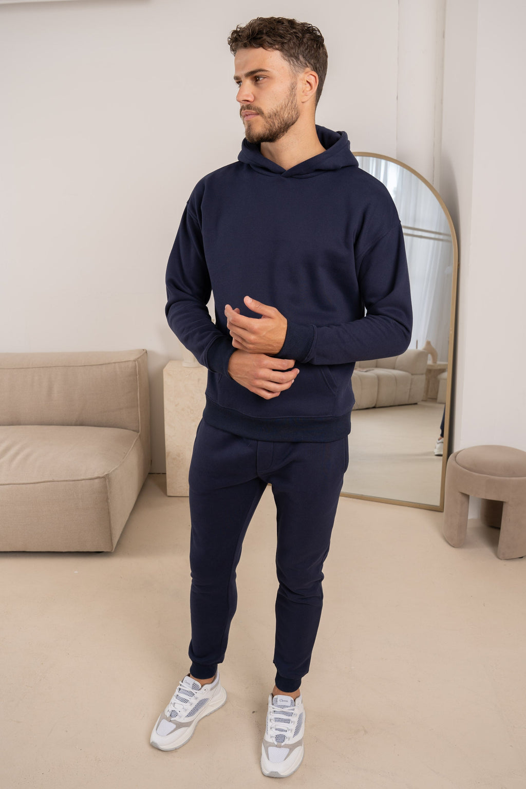 Premium Essential Tracksuit Hoodie - Navy | Xtralitty