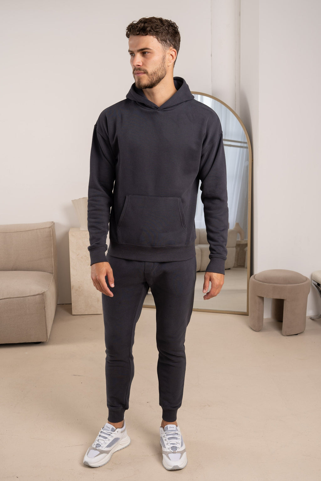 Premium Essential Tracksuit Hoodie - Charcoal | Xtralitty