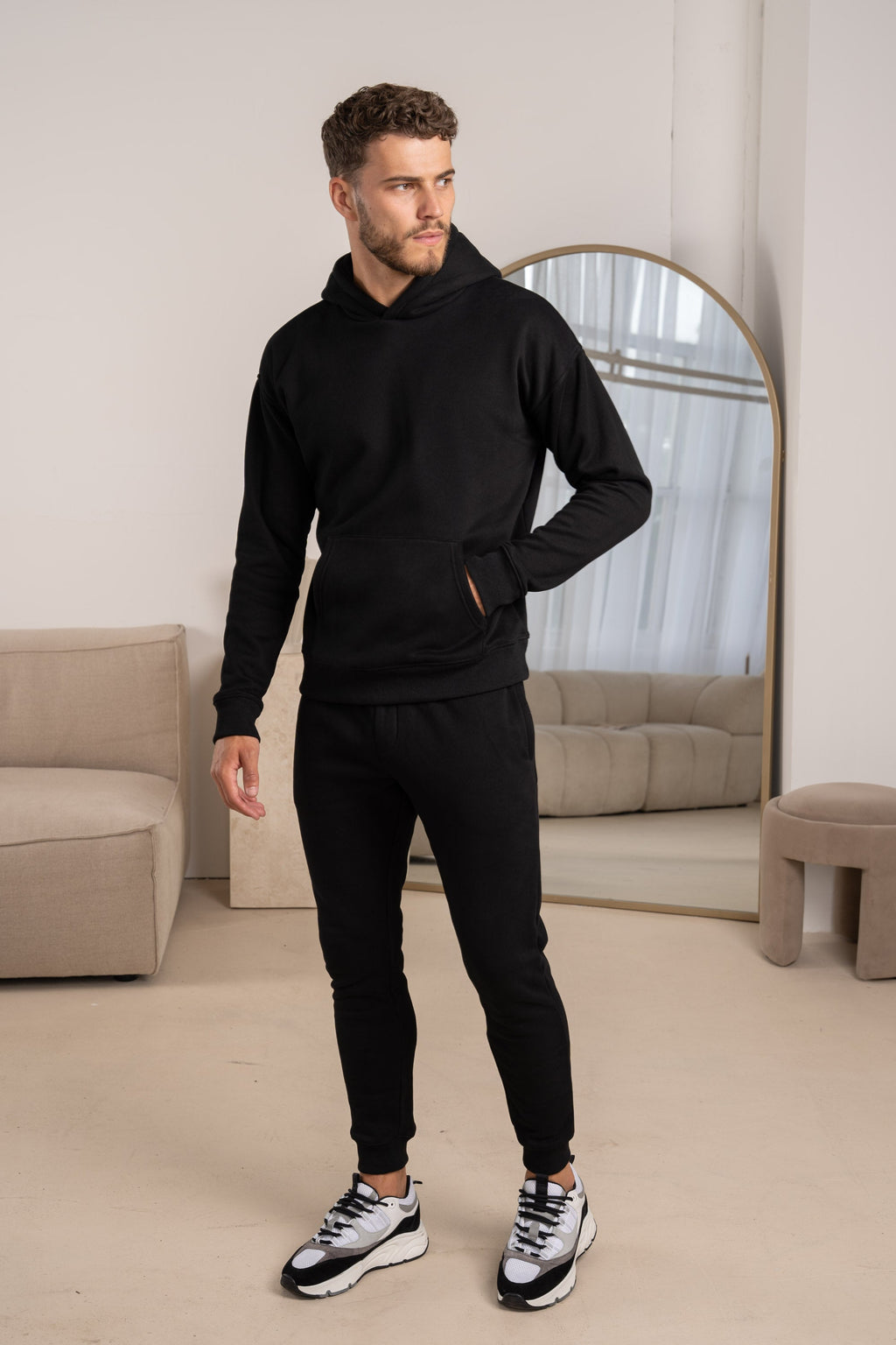 Premium Essential Tracksuit Jogger - Black | Xtralitty