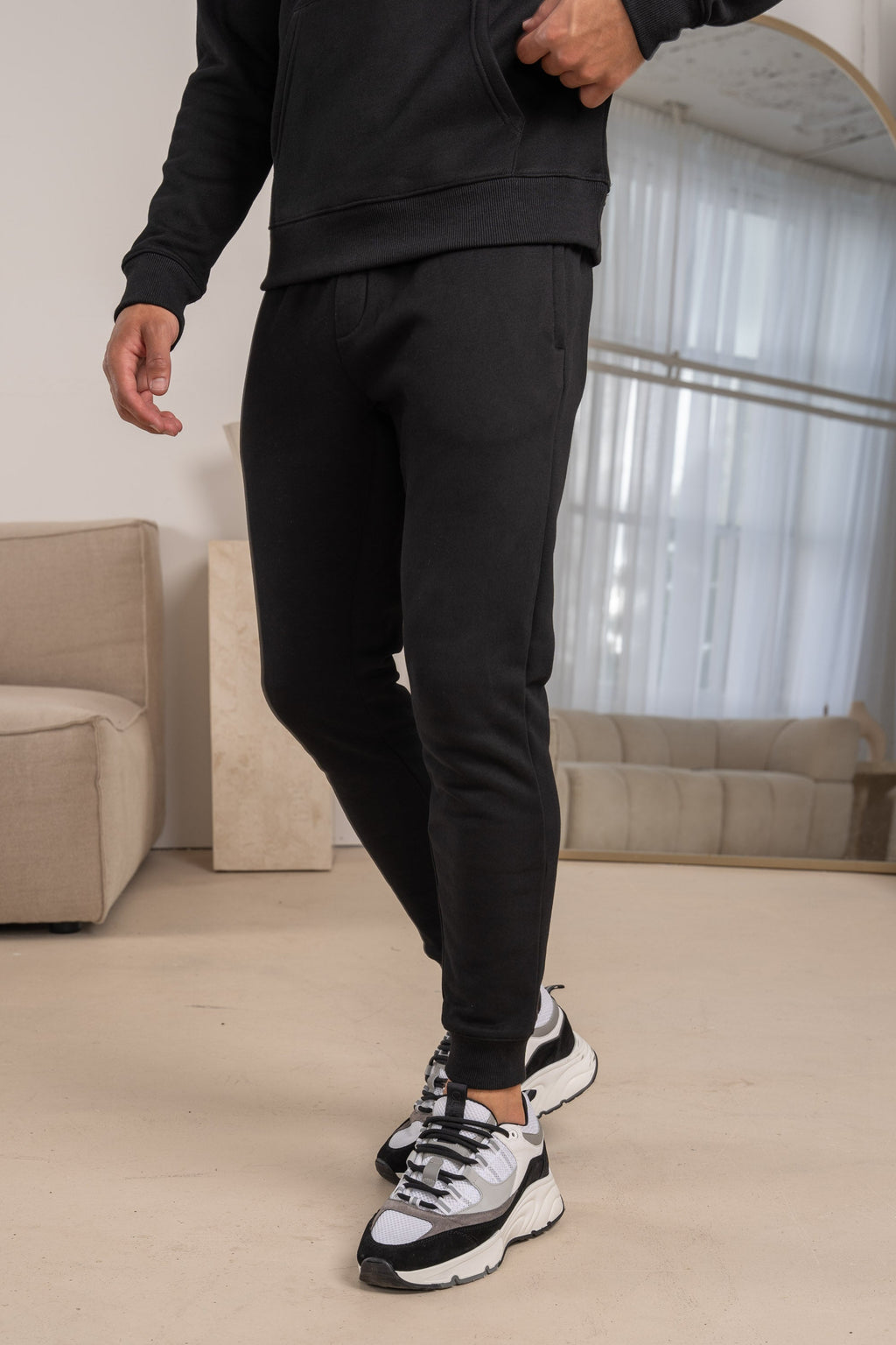 Premium Essential Tracksuit Jogger - Black | Xtralitty