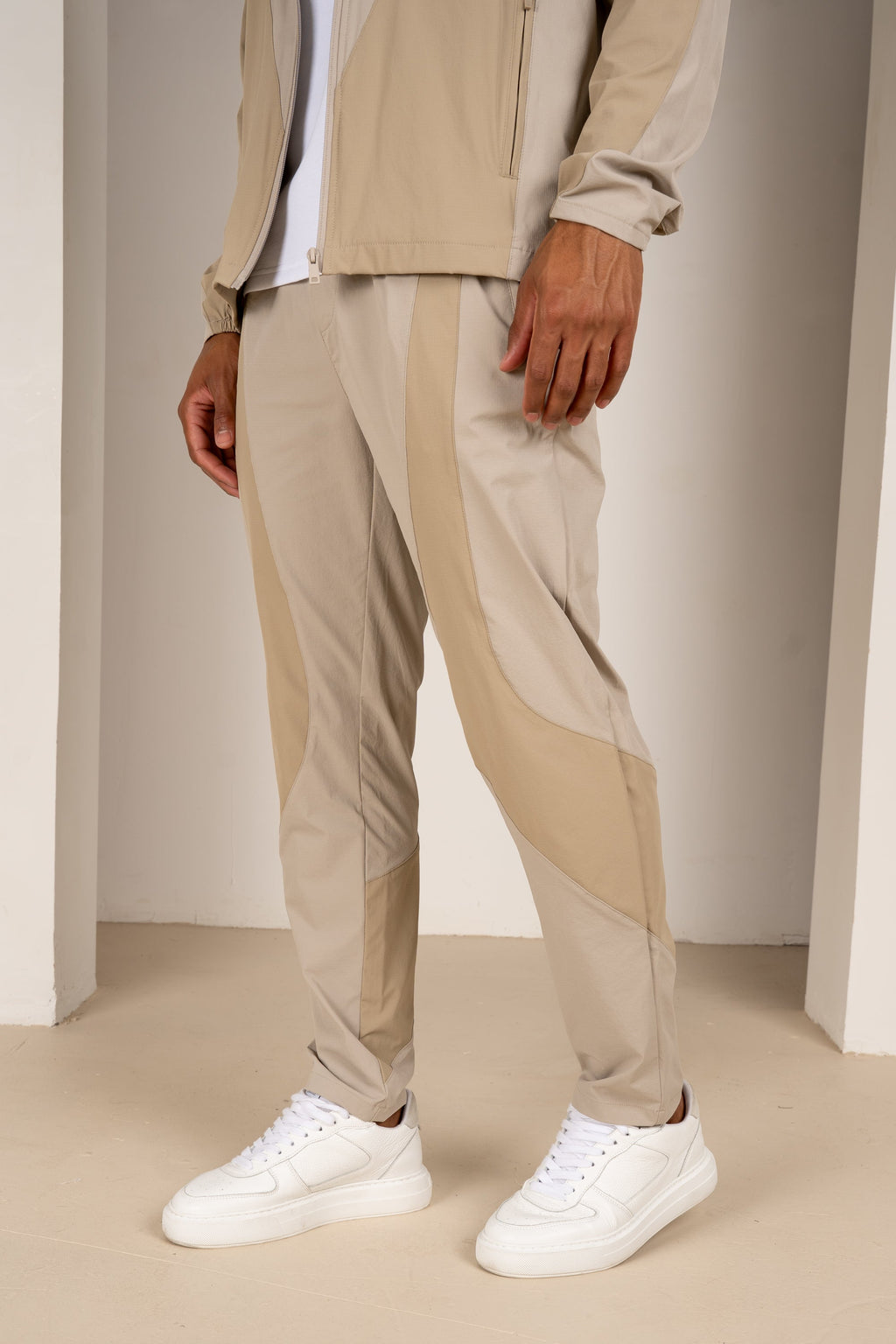 Premium Technical V2 Panelled Pants - Stone | Xtralitty