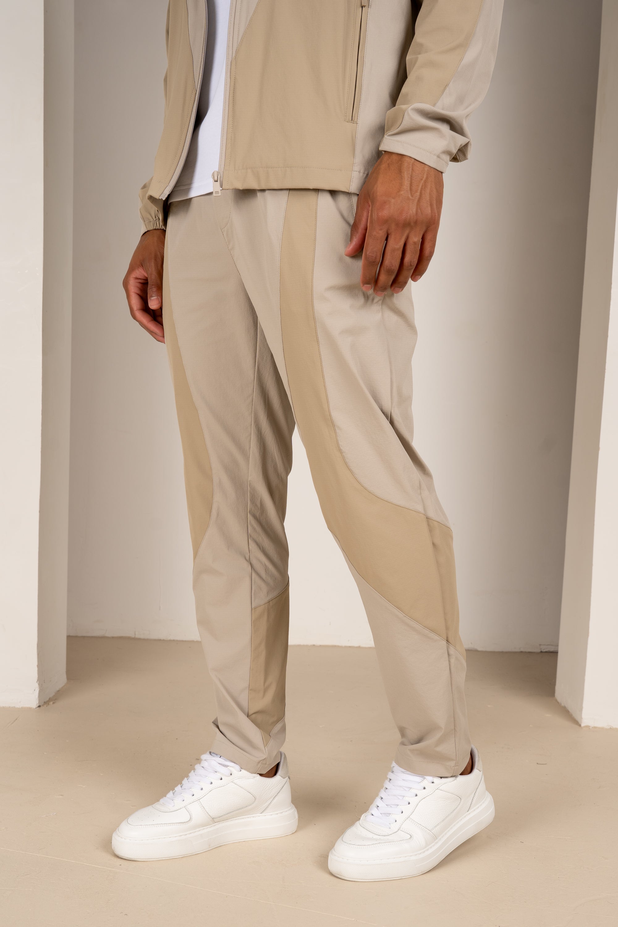 Premium Technical V2 Panelled Pants - Stone | Xtralitty