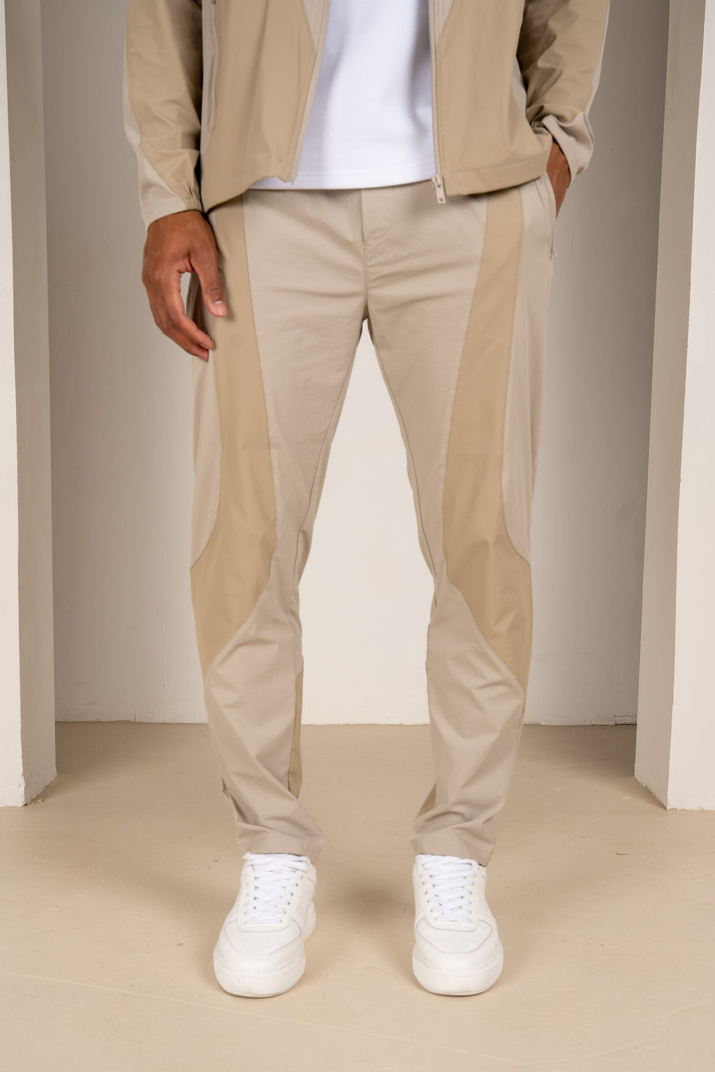 Premium Technical V2 Panelled Pants - Stone | Xtralitty