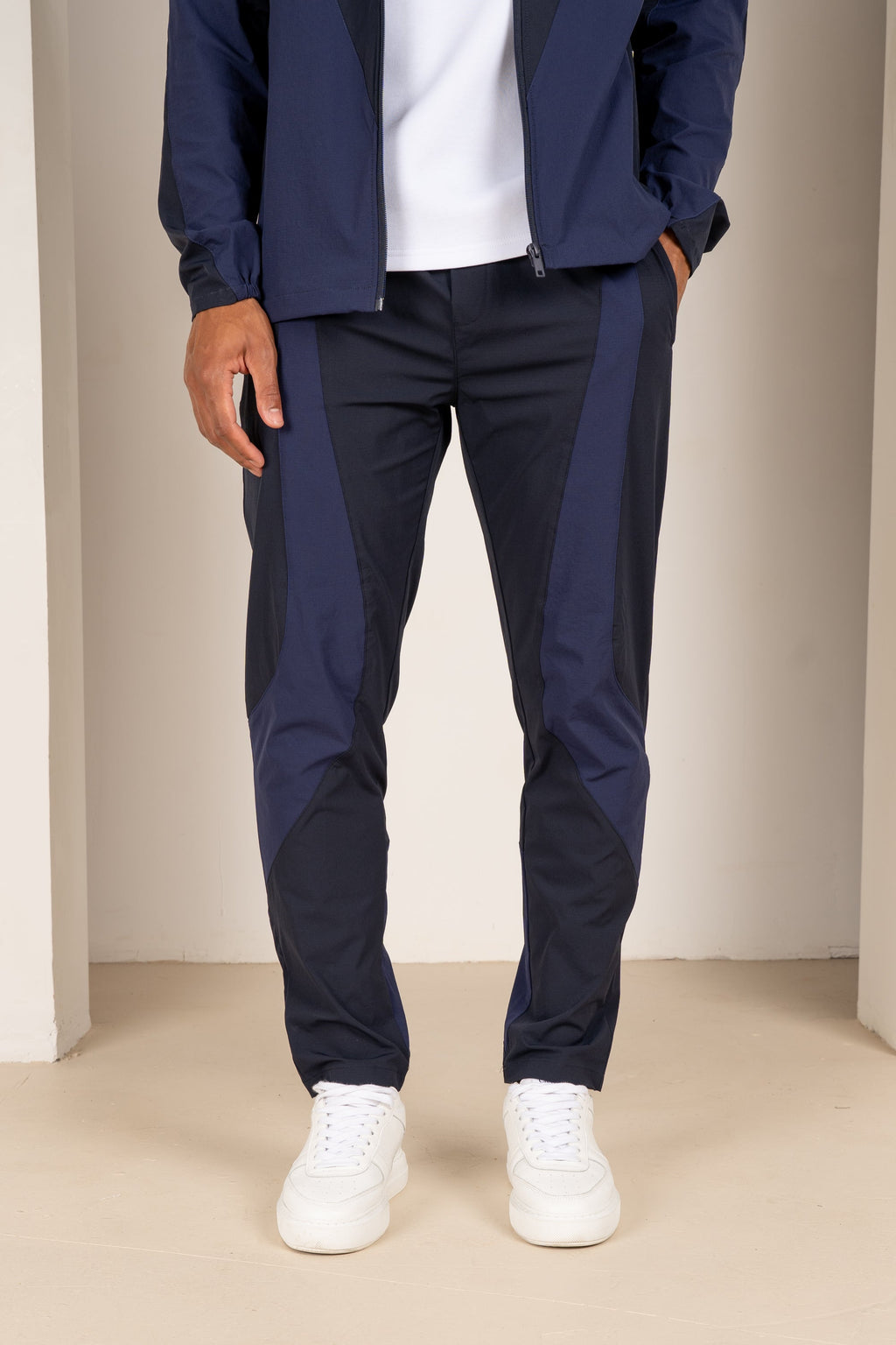 Premium Technical V2 Panelled Pants - Navy | Xtralitty