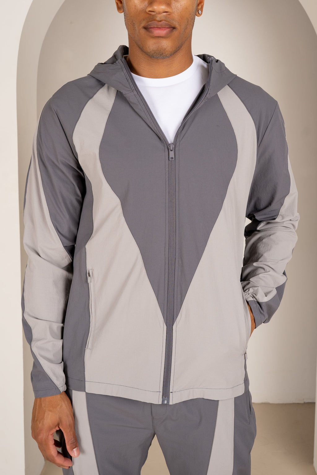 Premium Technical V2 Panelled Jacket - Grey | Xtralitty