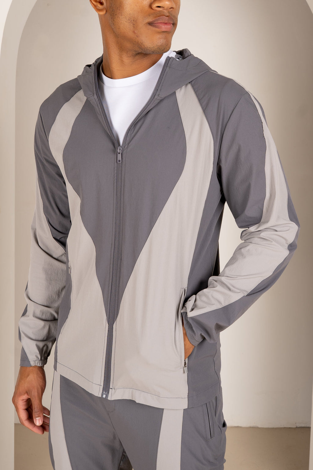 Premium Technical V2 Panelled Jacket - Grey | Xtralitty