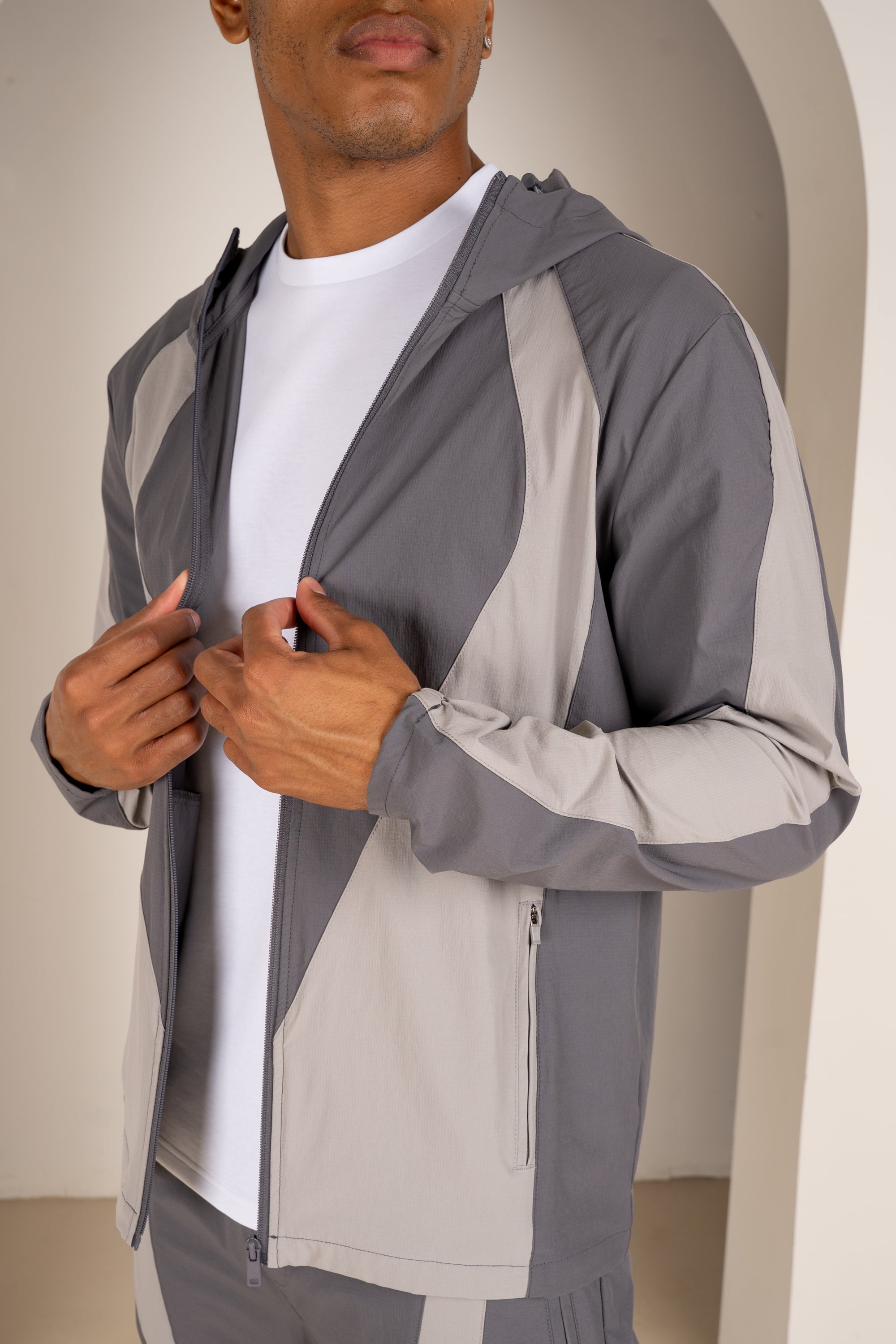Premium Technical V2 Panelled Jacket - Grey | Xtralitty