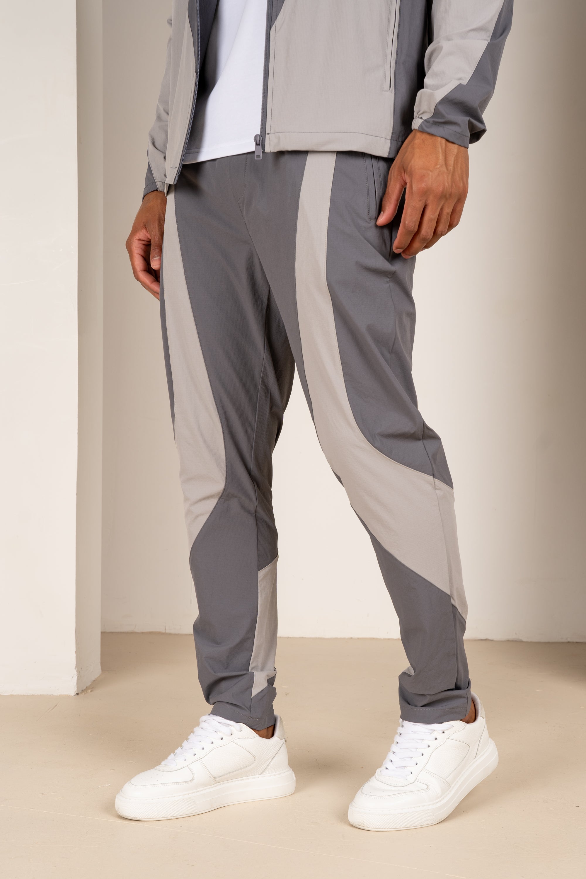Premium Technical V2 Panelled Pants - Grey | Xtralitty