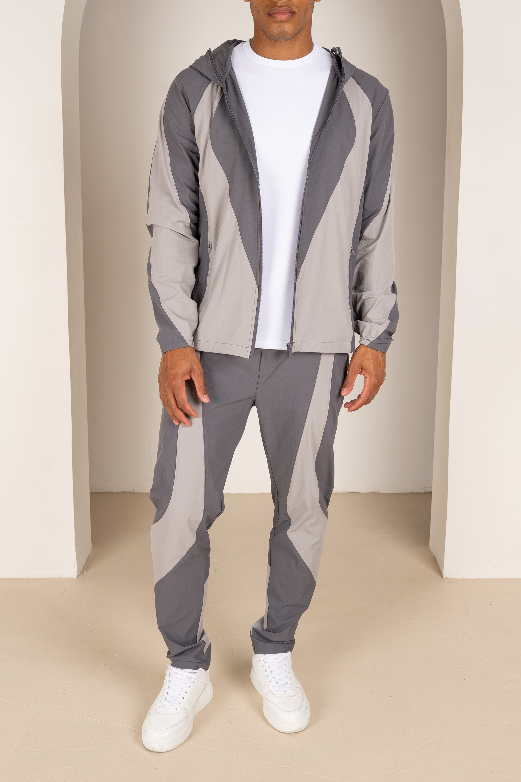 Premium Technical V2 Panelled Jacket - Grey | Xtralitty