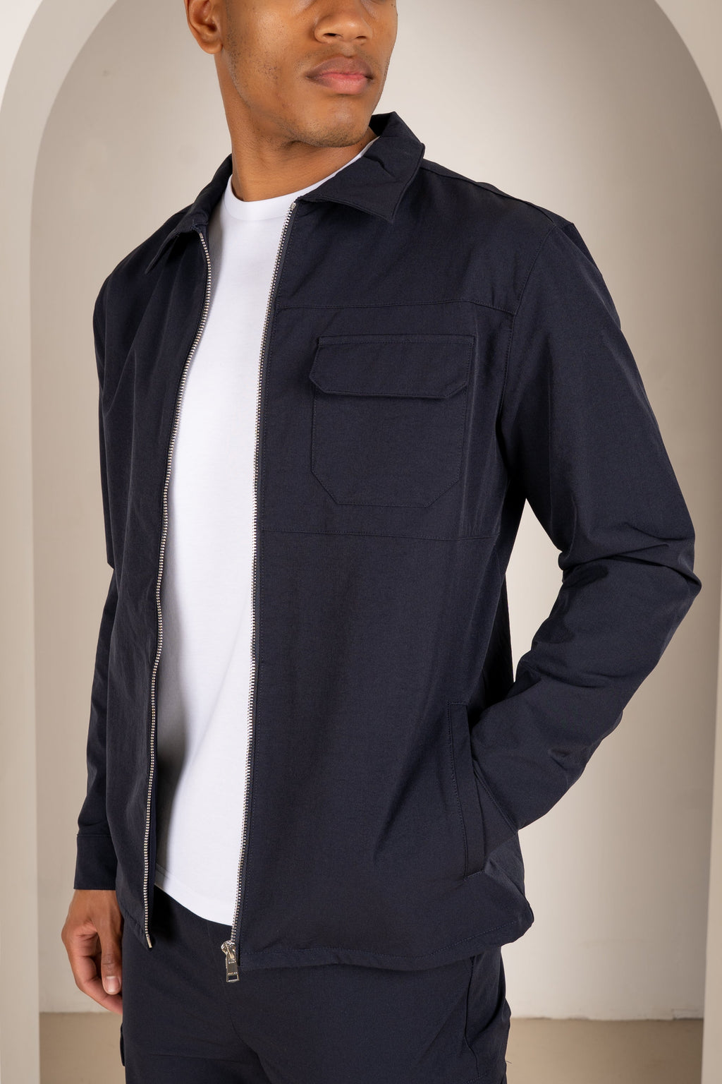 Premium Detail Cargo Jacket V2 - Navy | Xtralitty