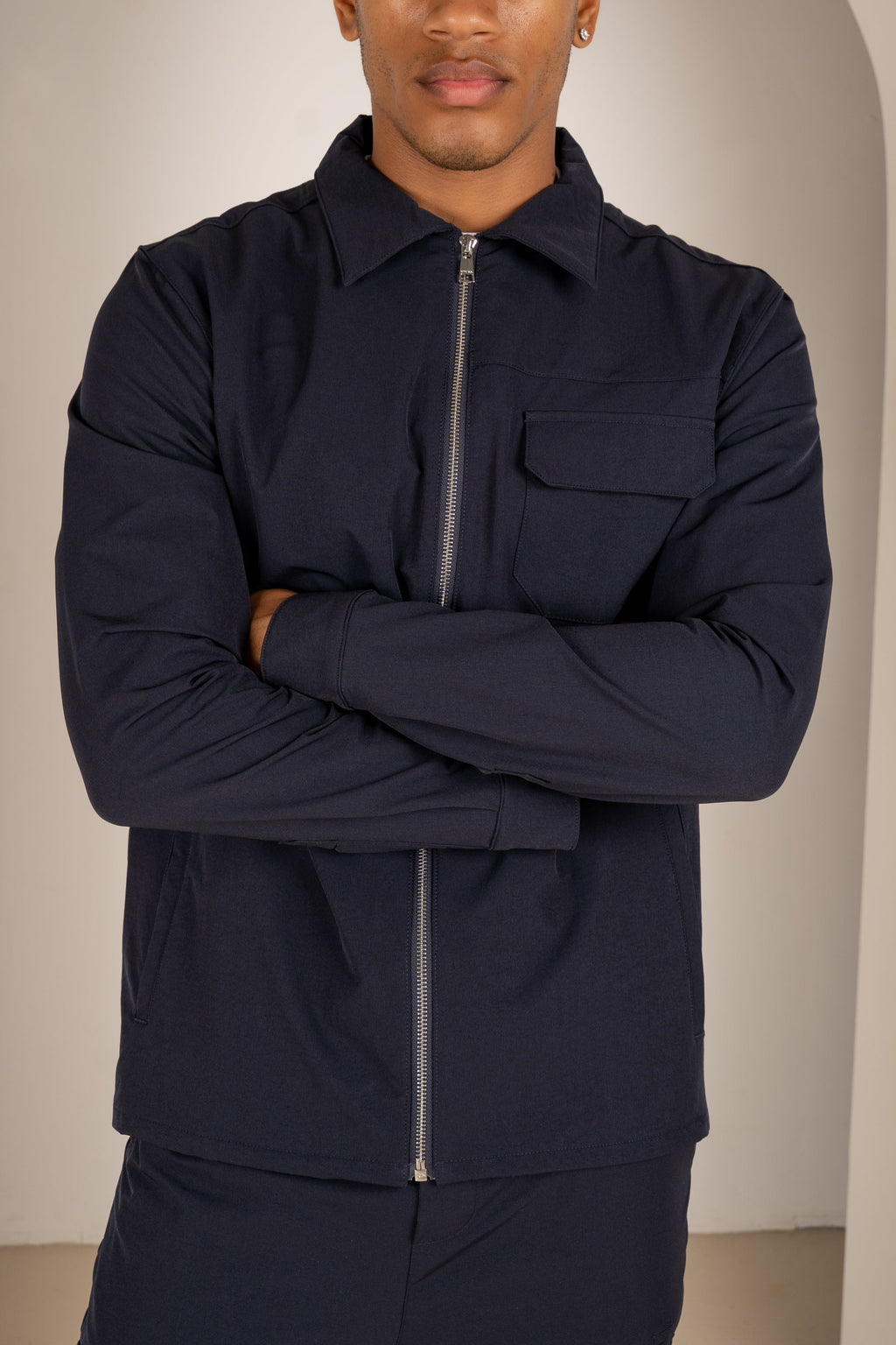 Premium Detail Cargo Jacket V2 - Navy | Xtralitty