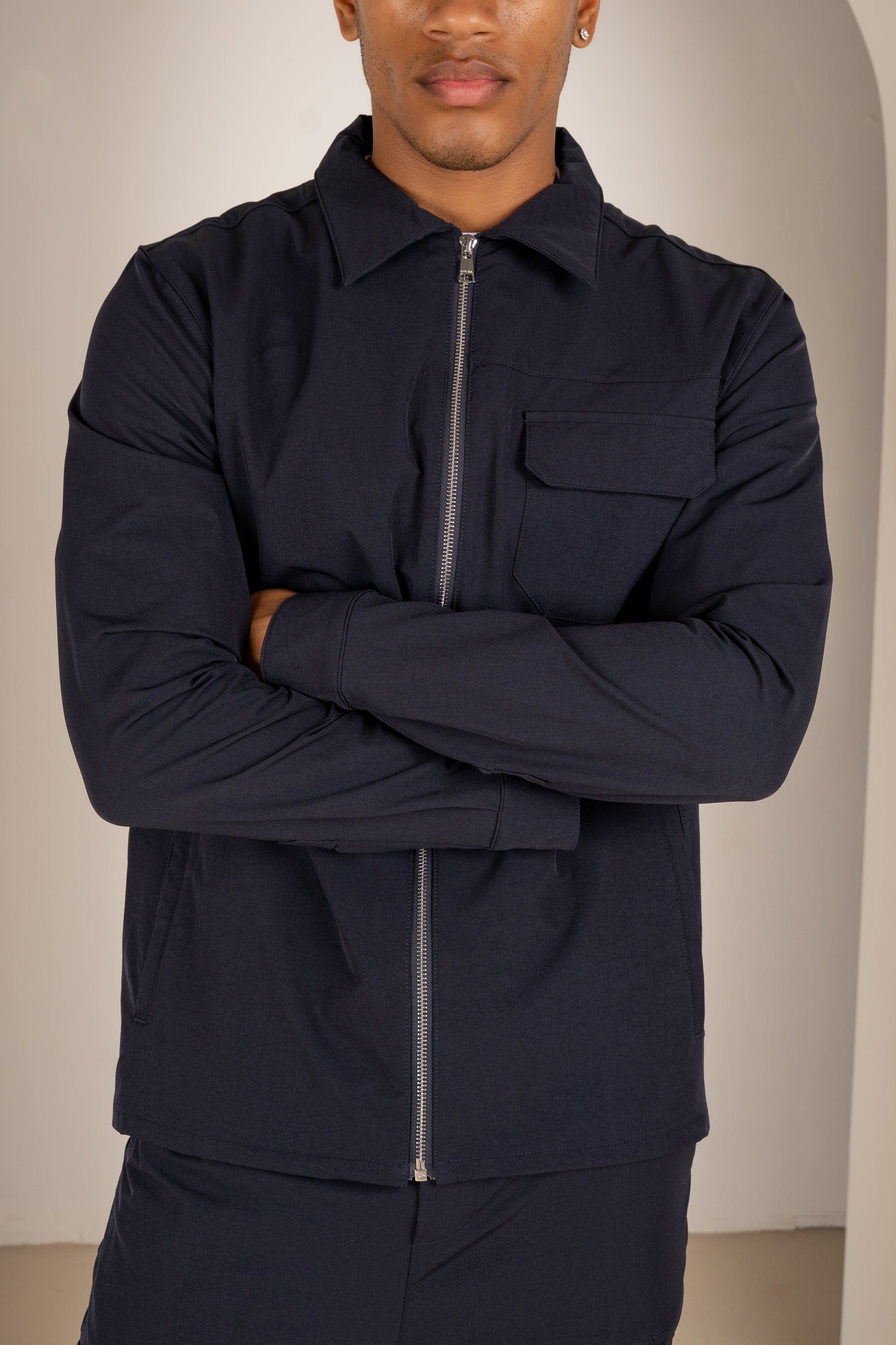 Premium Detail Cargo Jacket V2 - Navy | Xtralitty