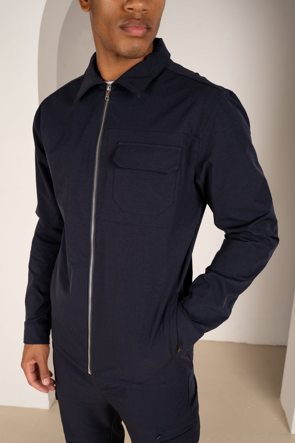 Premium Detail Cargo Jacket V2 - Navy | Xtralitty