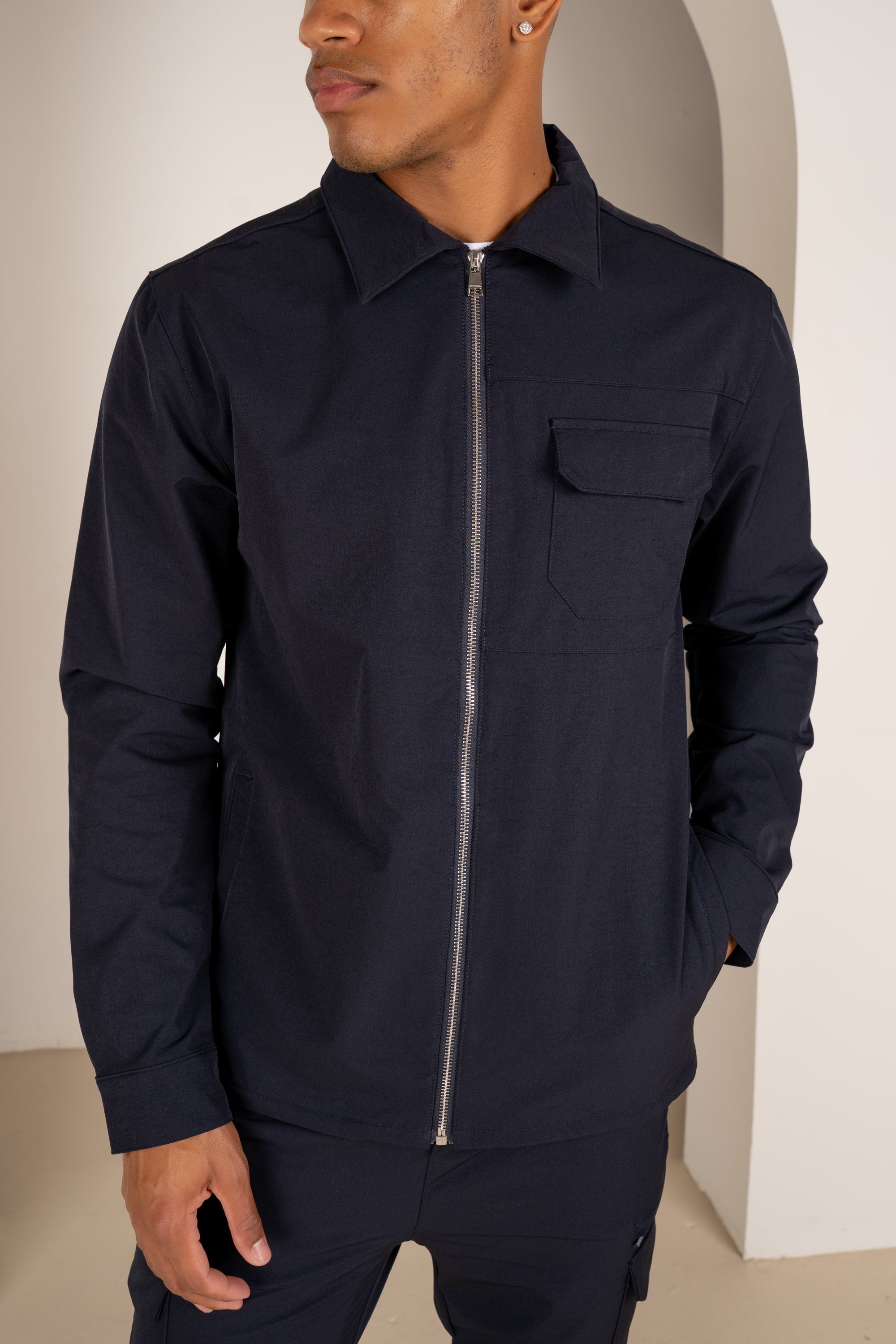 Premium Detail Cargo Jacket V2 - Navy | Xtralitty