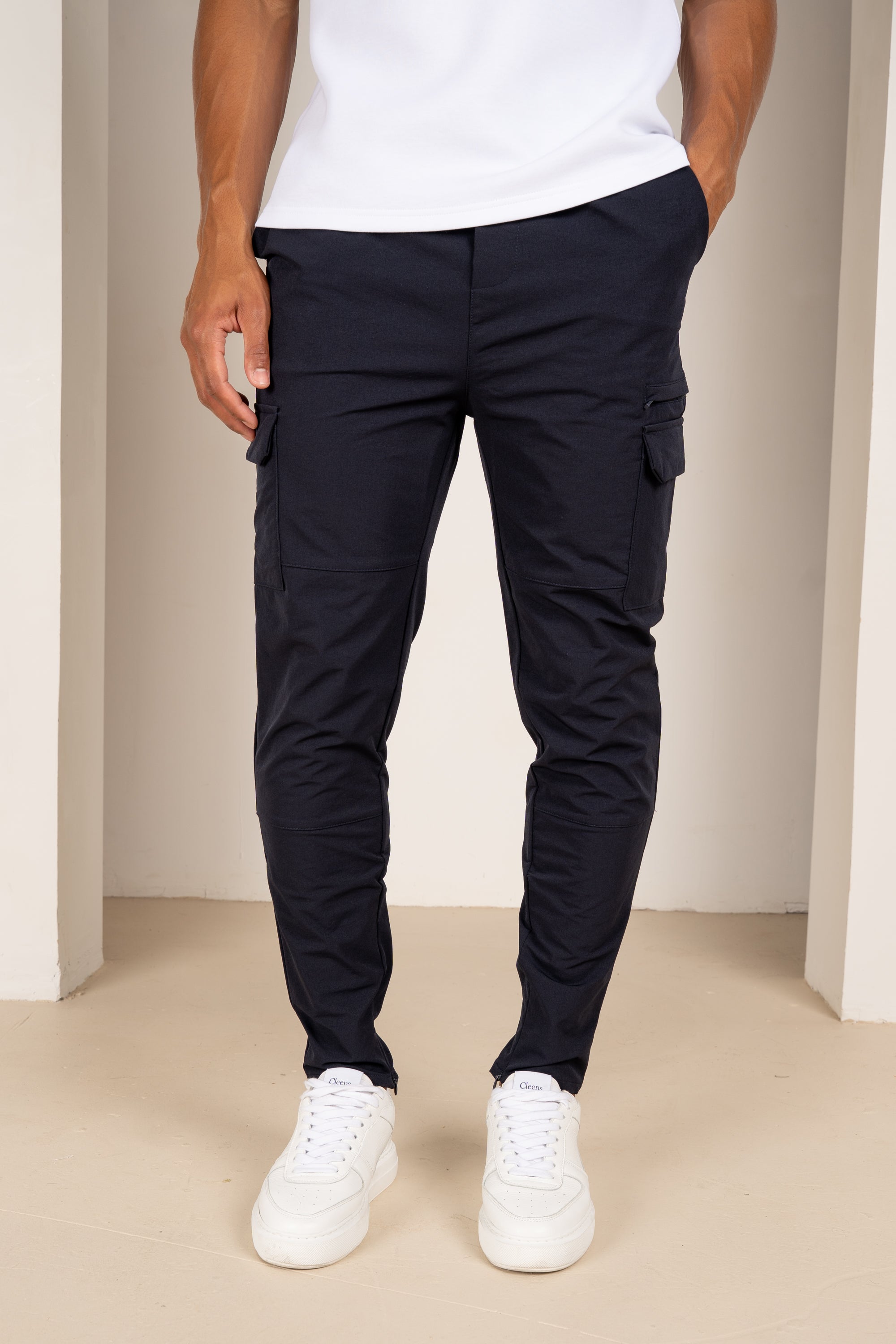 Premium Detail Cargo Pants V2 - Navy | Xtralitty