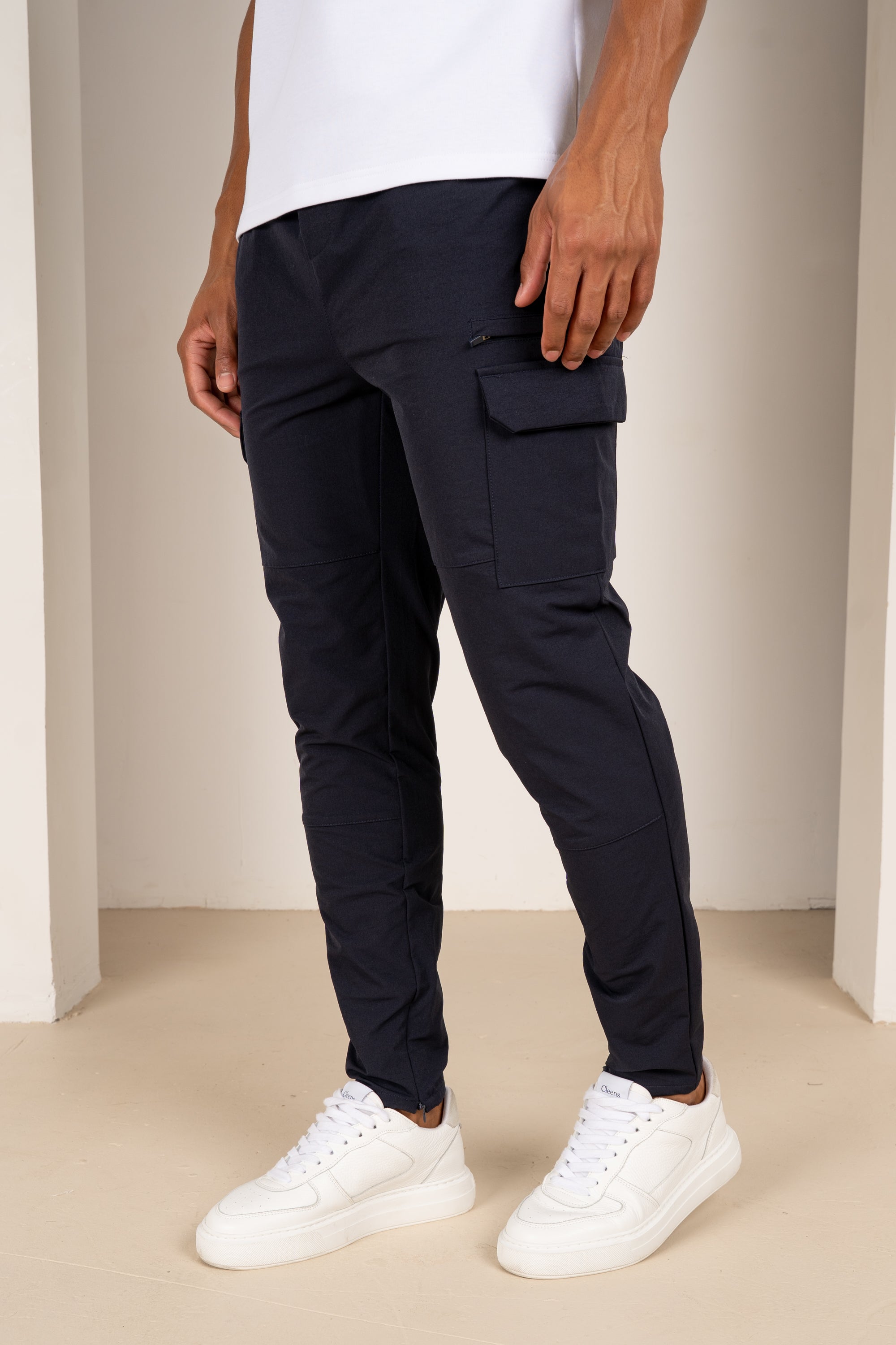 Premium Detail Cargo Pants V2 - Navy | Xtralitty