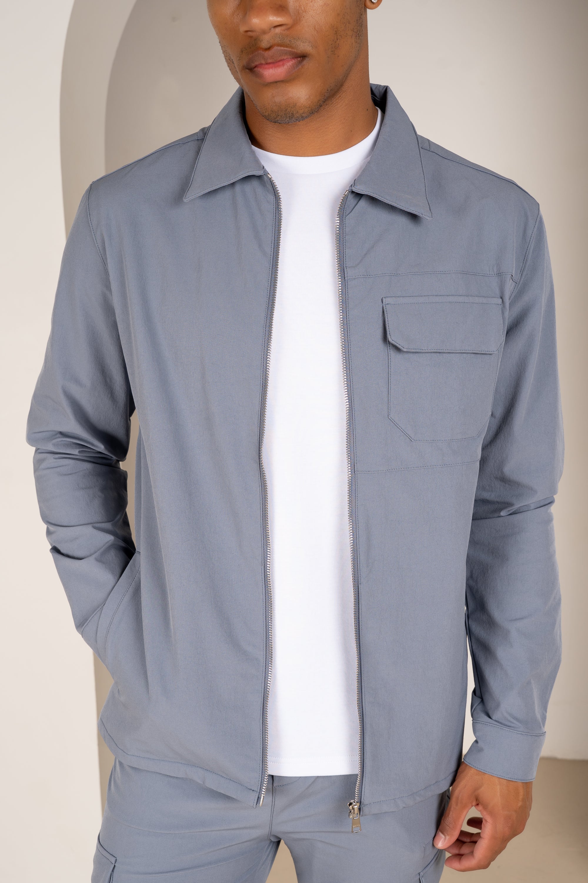 Premium Detail Cargo Pants V2 - Steel Blue | Xtralitty