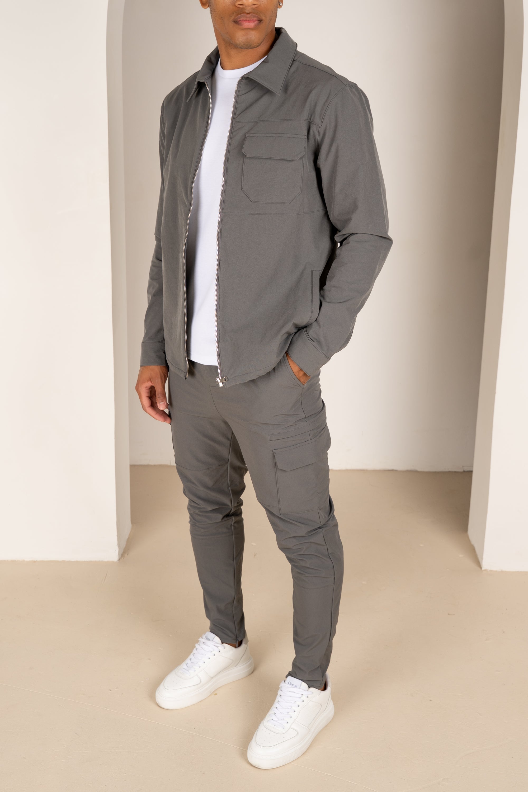 Premium Detail Cargo Pants V2 - Charcoal | Xtralitty