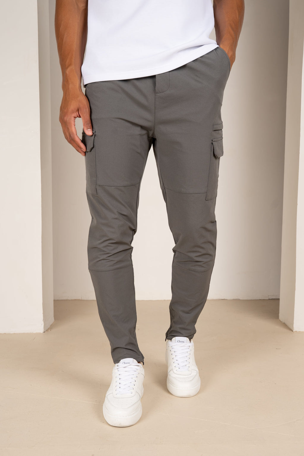 Premium Detail Cargo Pants V2 - Charcoal | Xtralitty