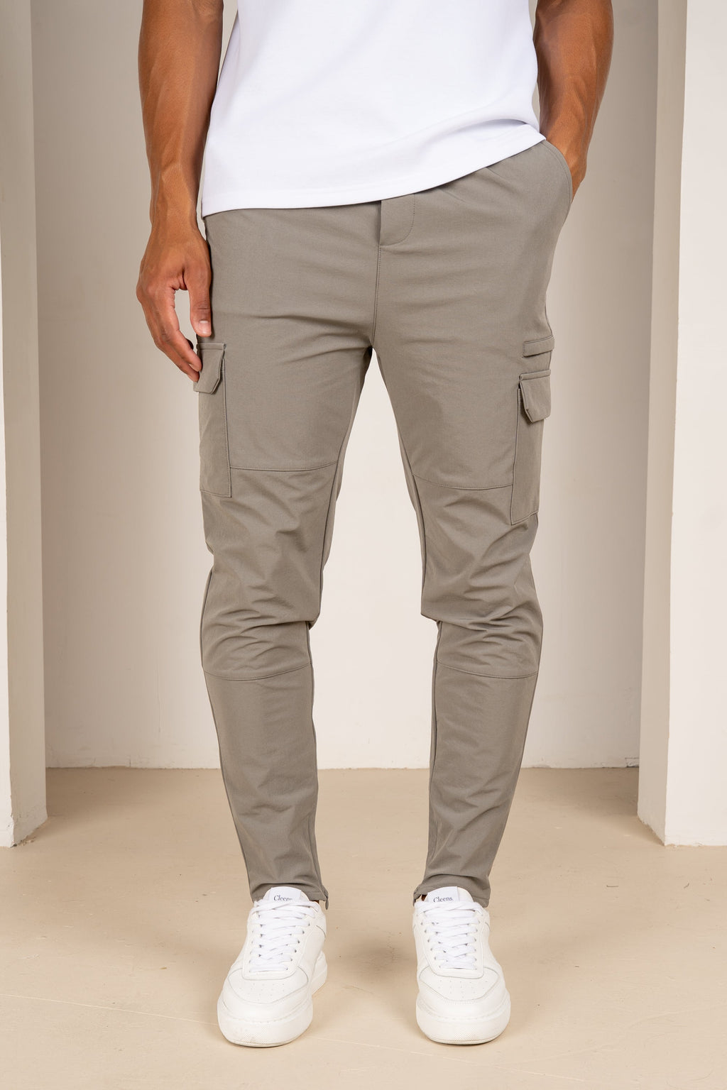 Premium Detail Cargo Pants V2 - Taupe | Xtralitty