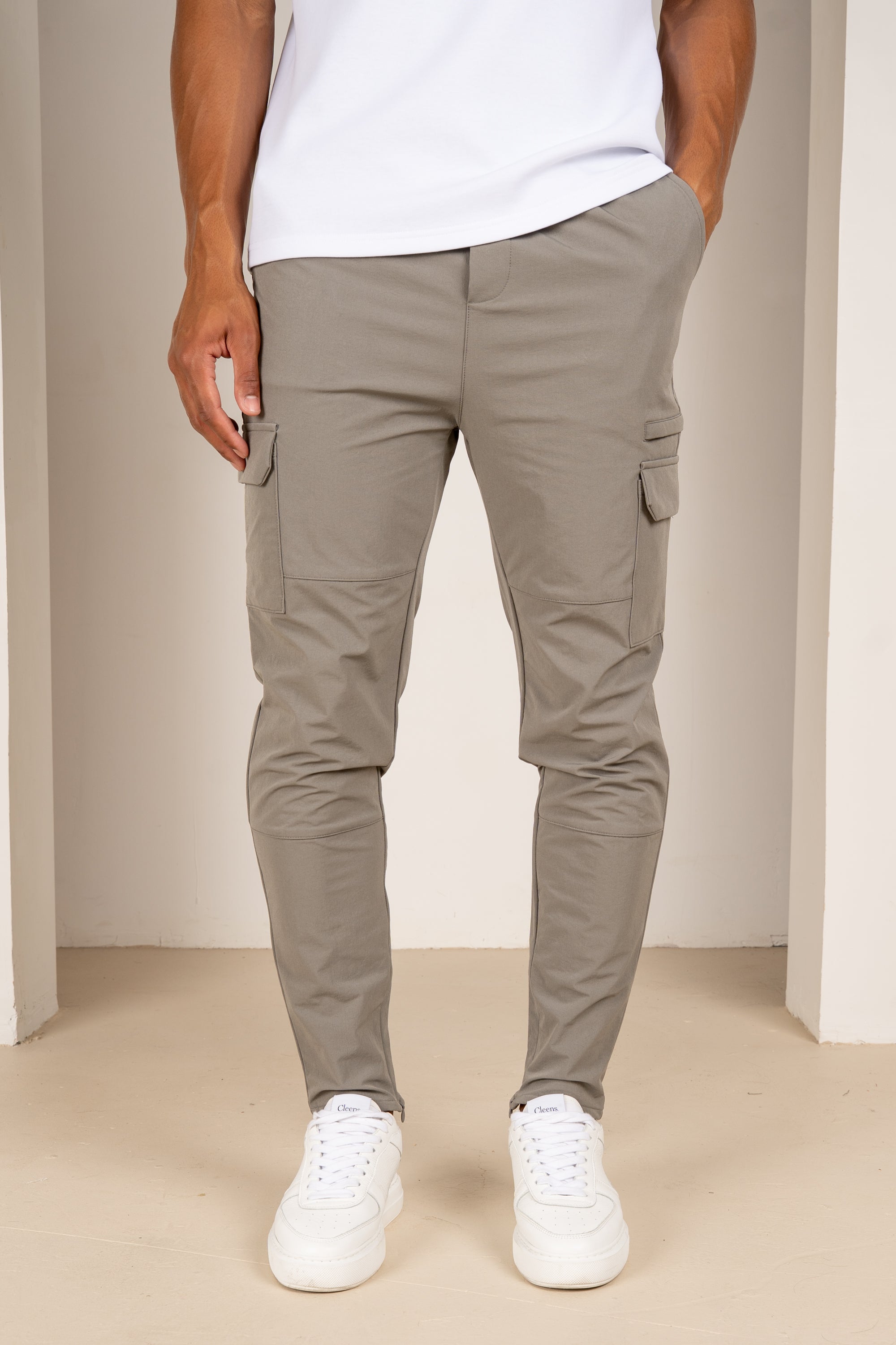 Premium Detail Cargo Pants V2 - Taupe | Xtralitty