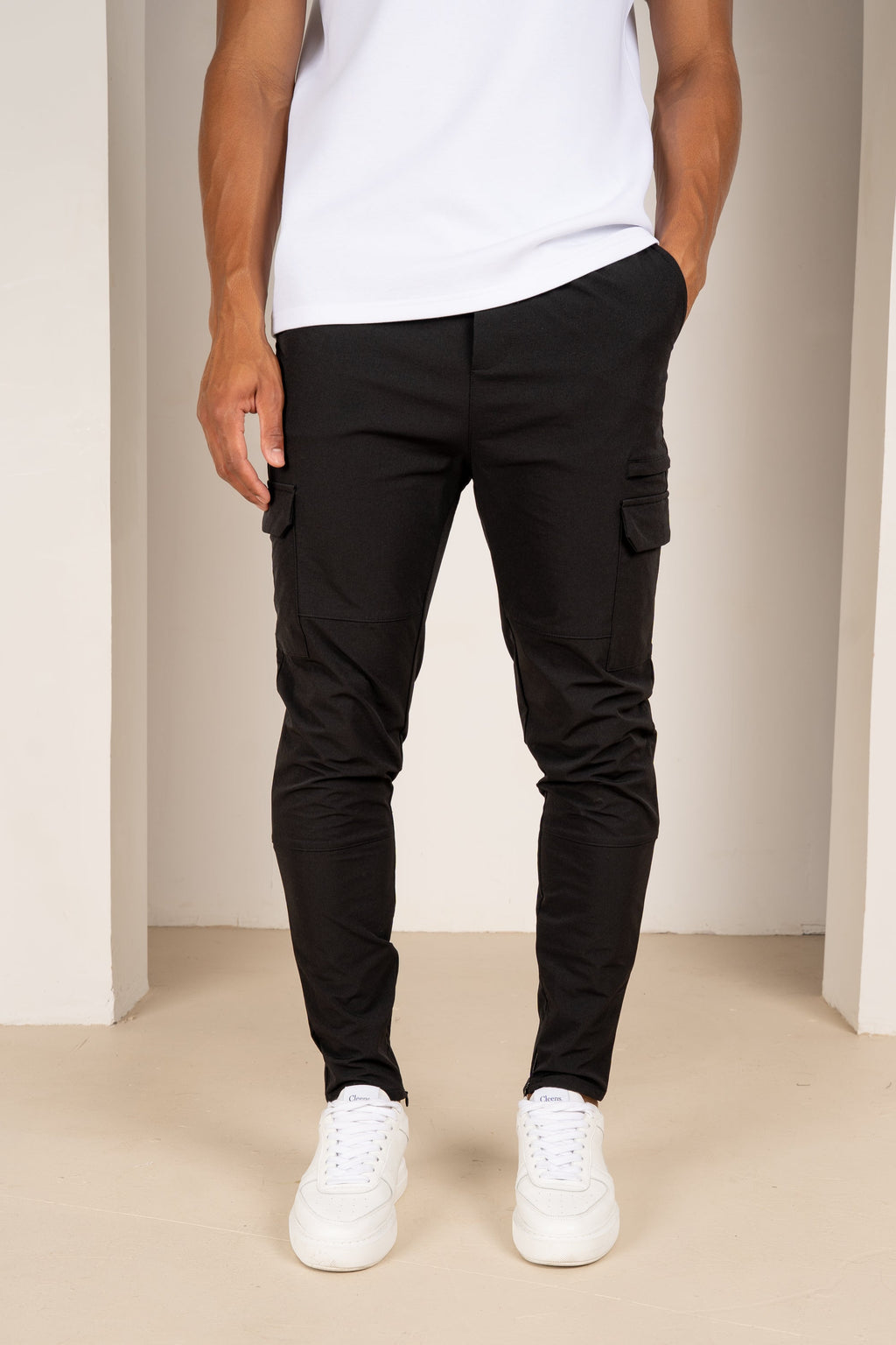 Premium Detail Cargo Pants V2 - Black | Xtralitty