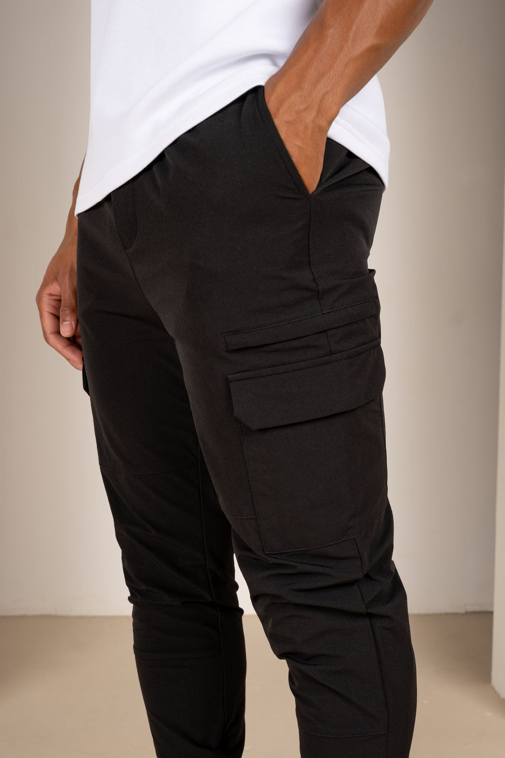 Premium Detail Cargo Jacket V2 - Black | Xtralitty