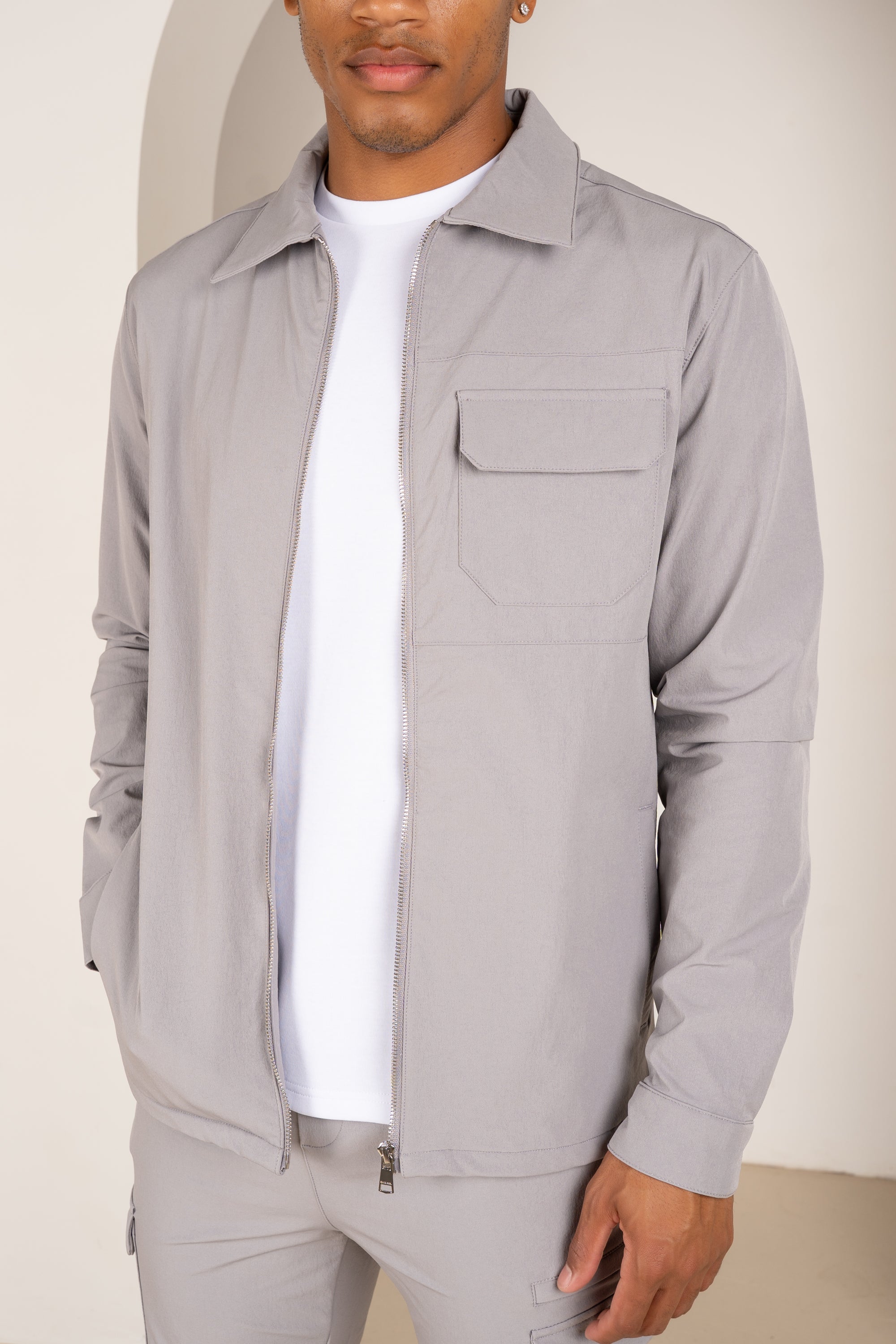 Premium Detail Cargo Jacket V2 - Grey | Xtralitty