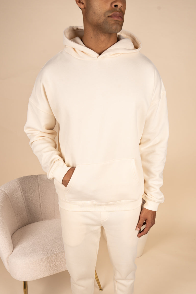 Premium Essential Tracksuit Hoodie - Latte | Xtralitty