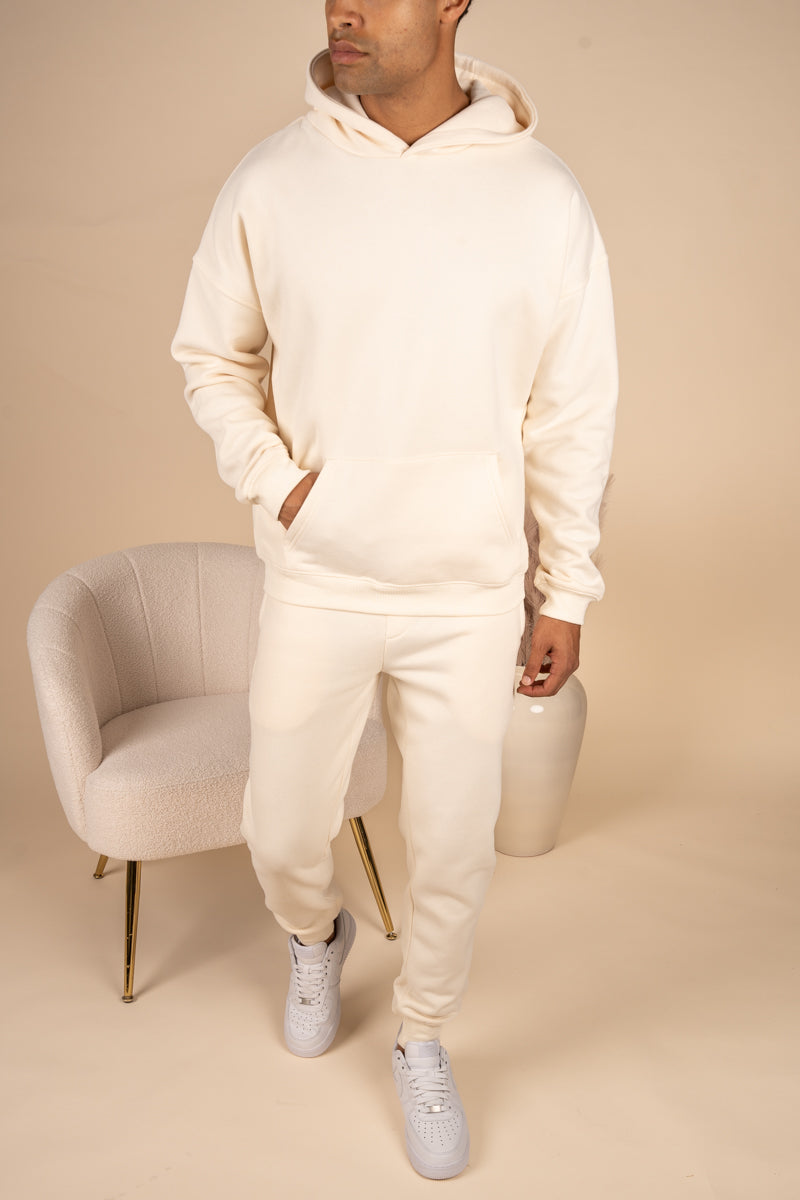 Premium Essential Tracksuit Hoodie - Latte | Xtralitty