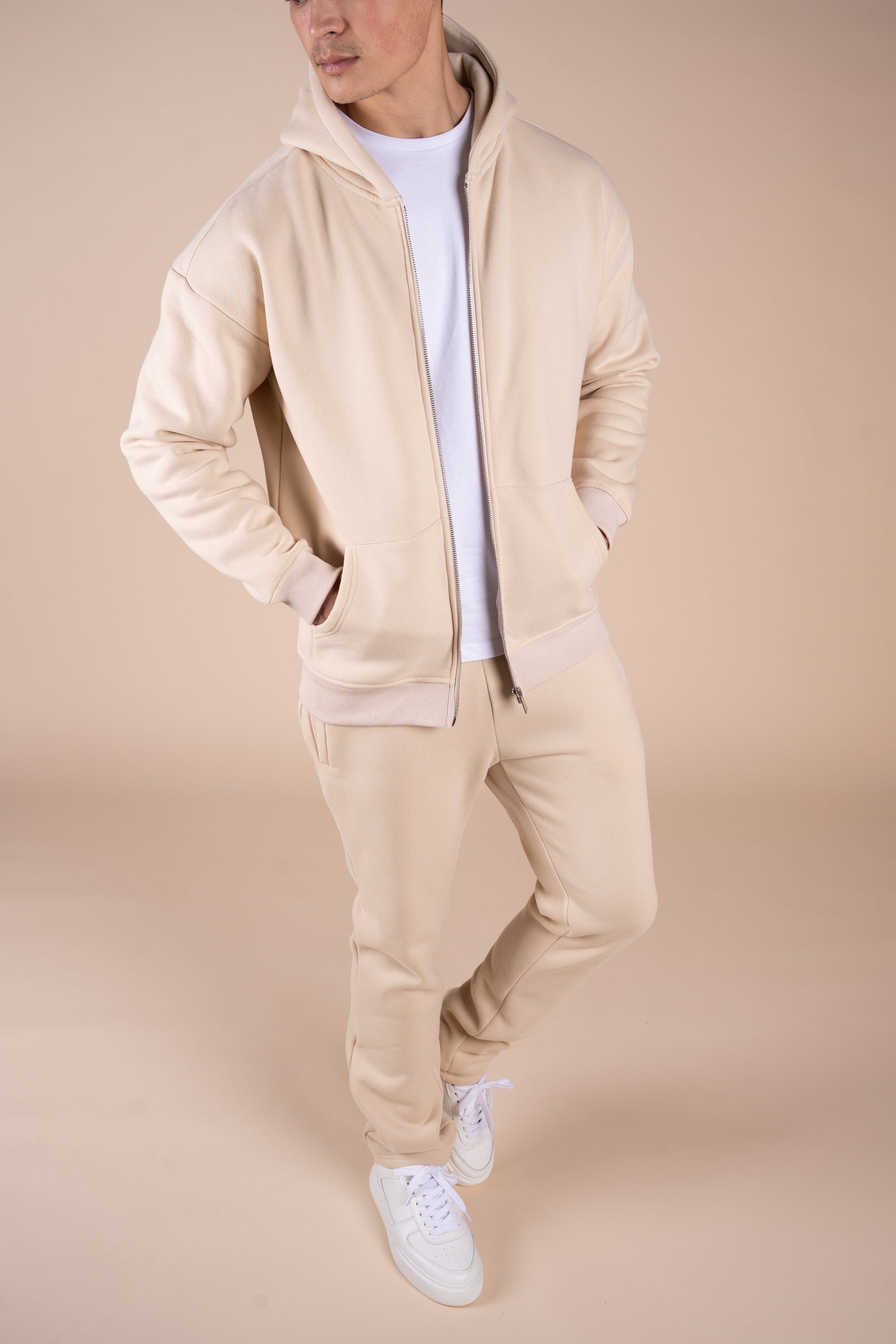 Premium Luxe Straight Leg Jogger - Stone | Xtralitty