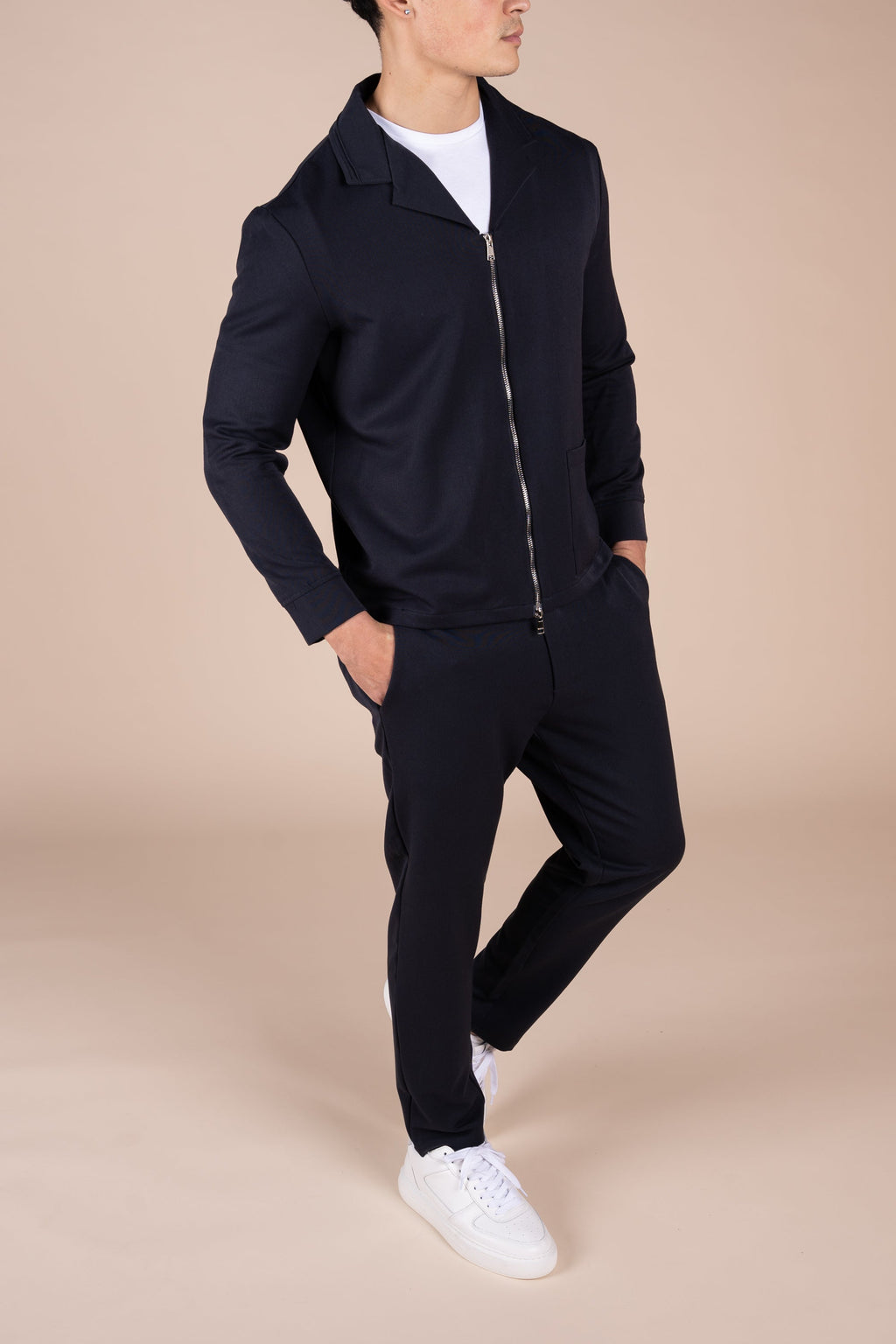 Cuban Tailored Trouser - Navy | Xtralitty